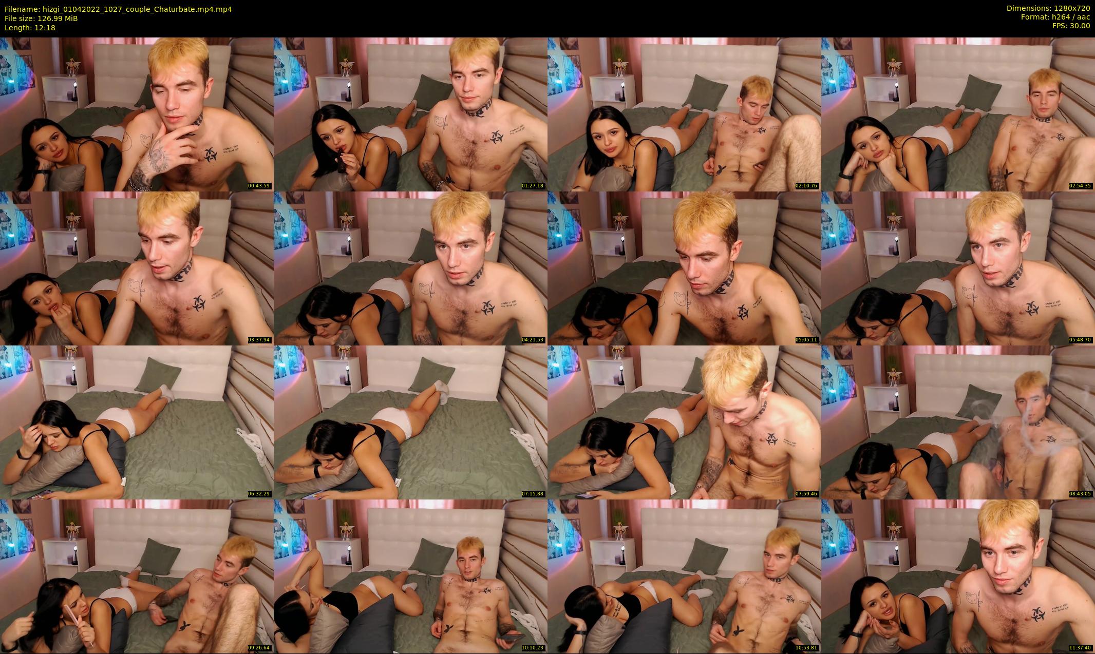 hizgi — 13 minute Chaturbate couple cam show recording, 720p, Apr 1, 2022