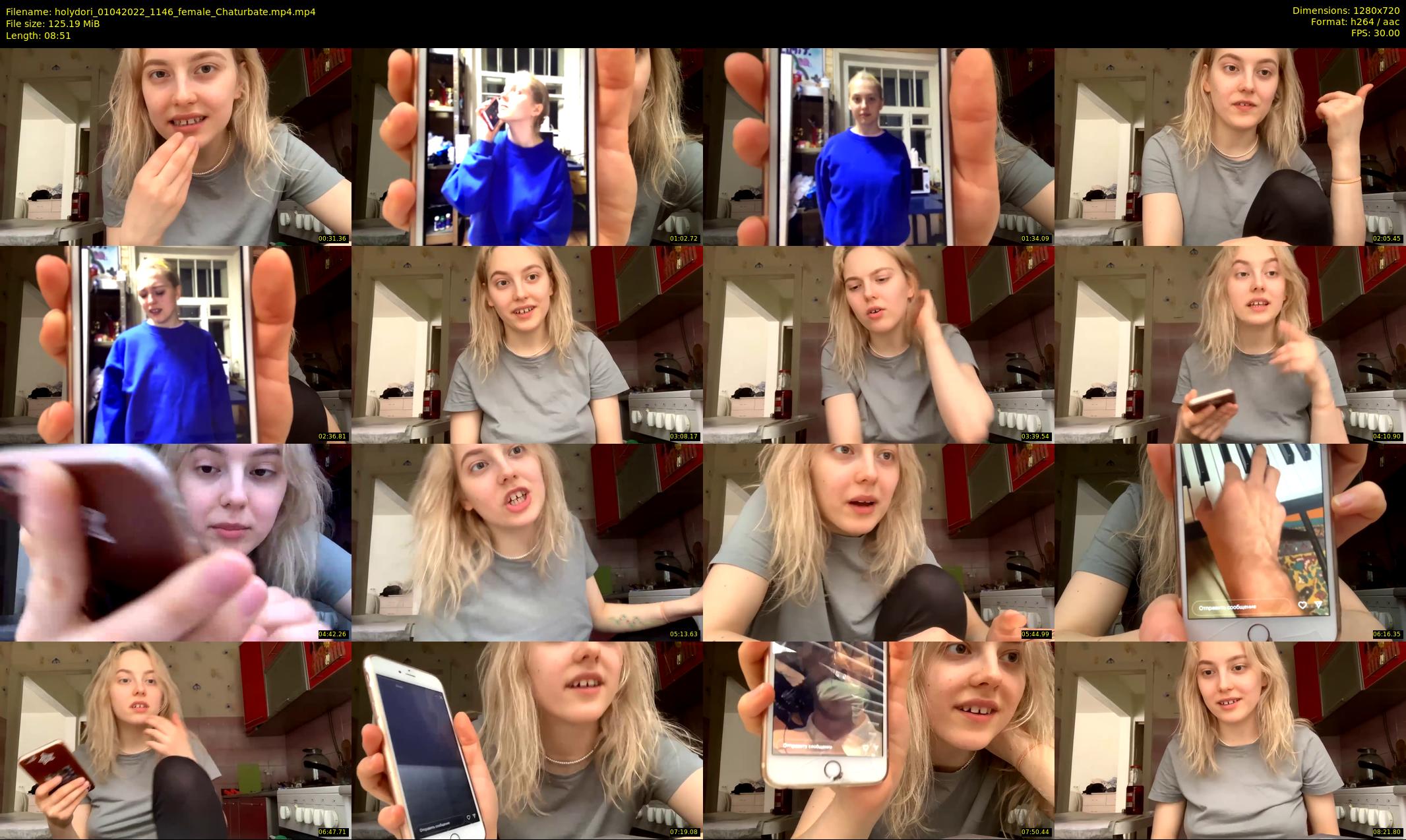 holydori — 9 minute Chaturbate female cam show recording, 720p, Apr 1, 2022