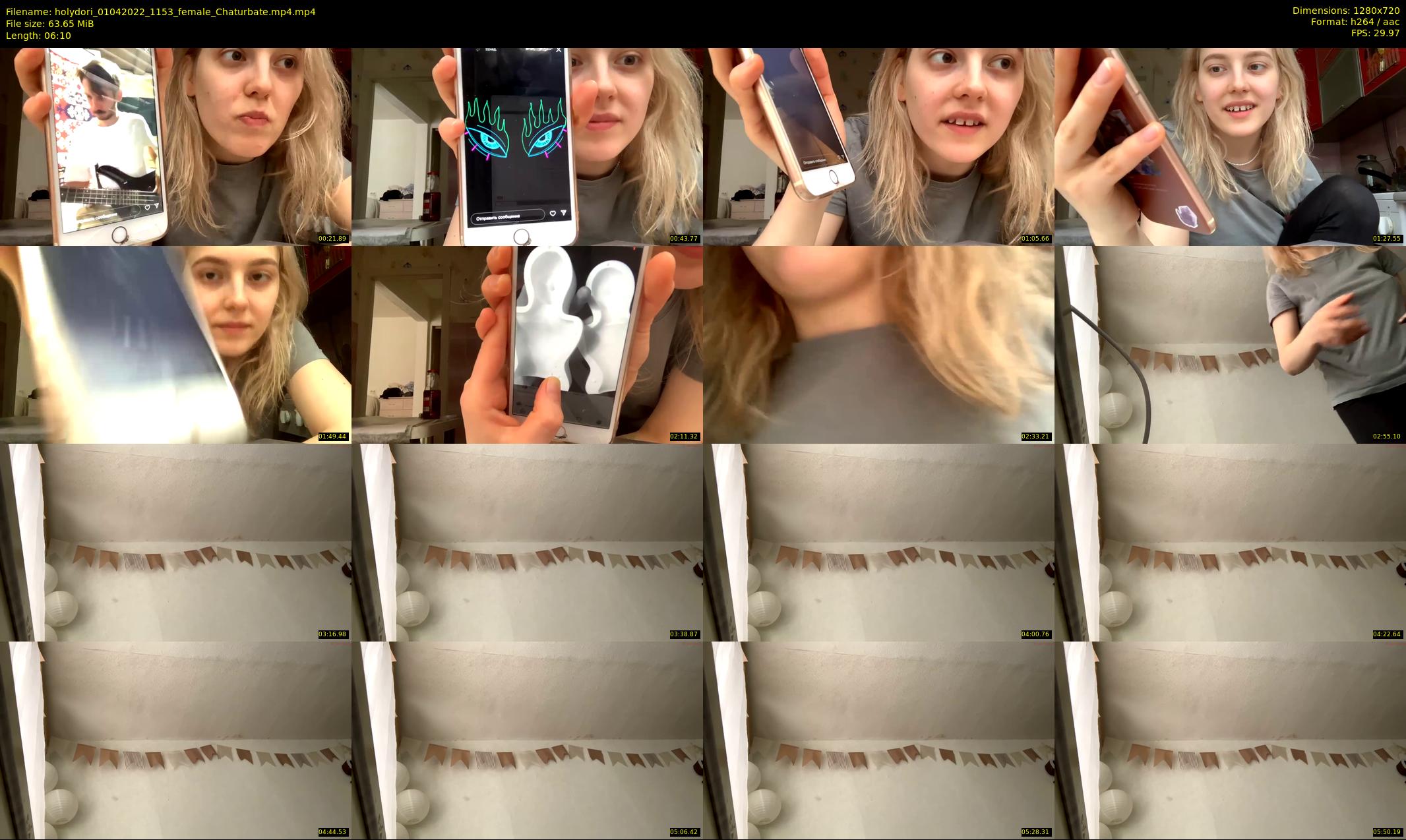 holydori — 7 minute Chaturbate female cam show recording, 720p, Apr 1, 2022