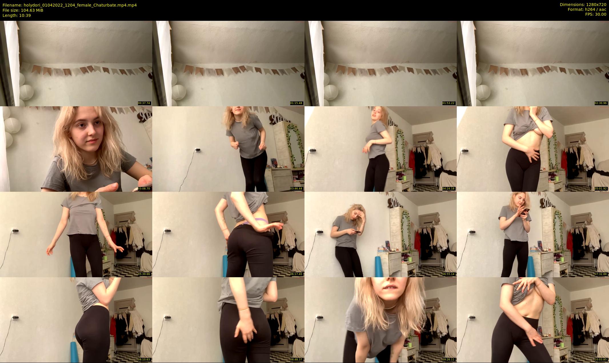 holydori — 11 minute Chaturbate female cam show recording, 720p, Apr 1, 2022