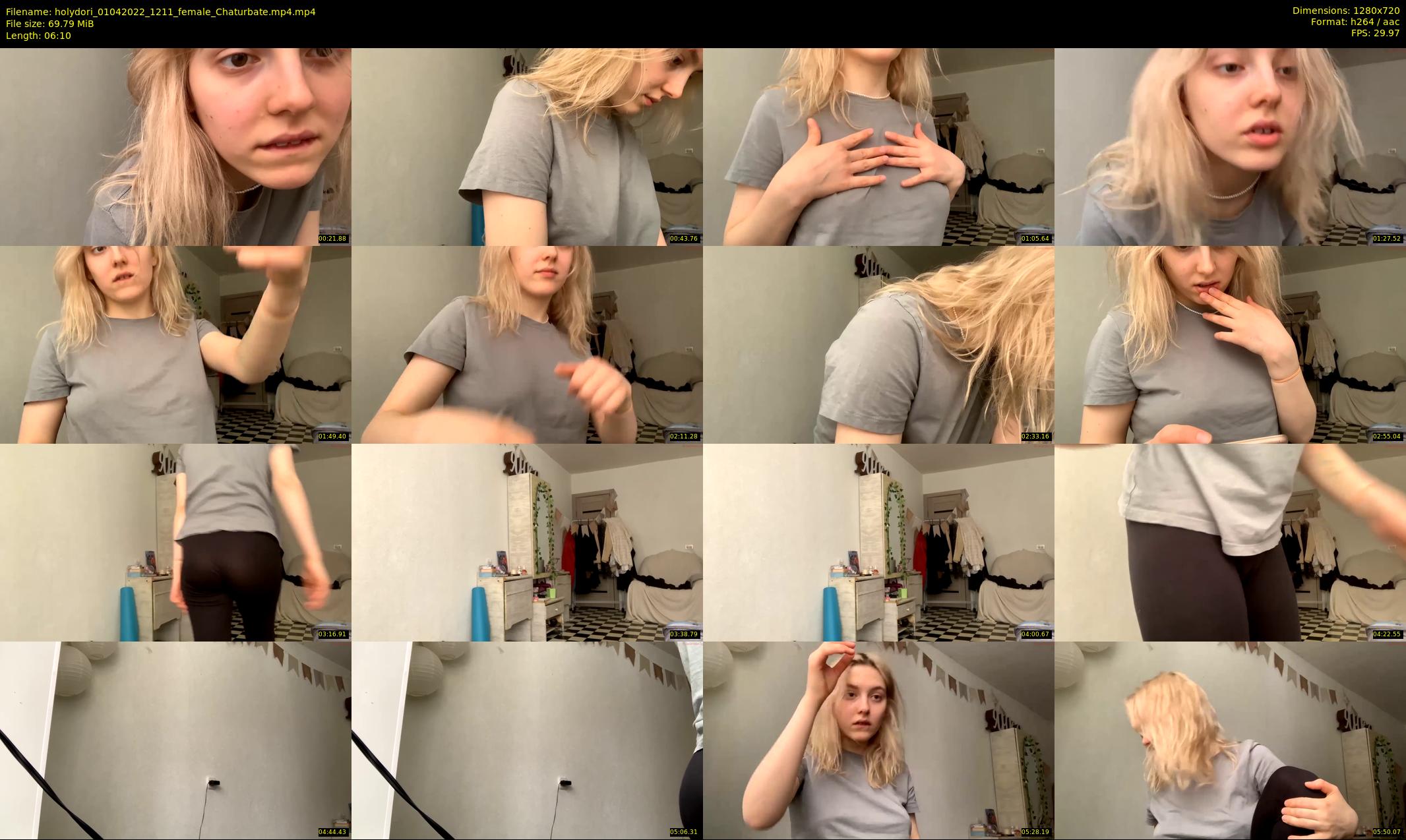 holydori — 7 minute Chaturbate female cam show recording, 720p, Apr 1, 2022