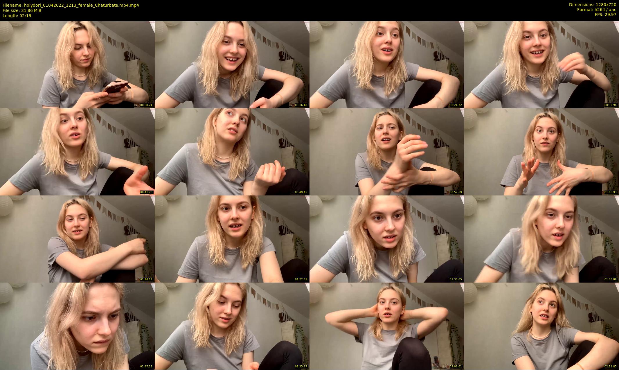 holydori — 3 minute Chaturbate female cam show recording, 720p, Apr 1, 2022