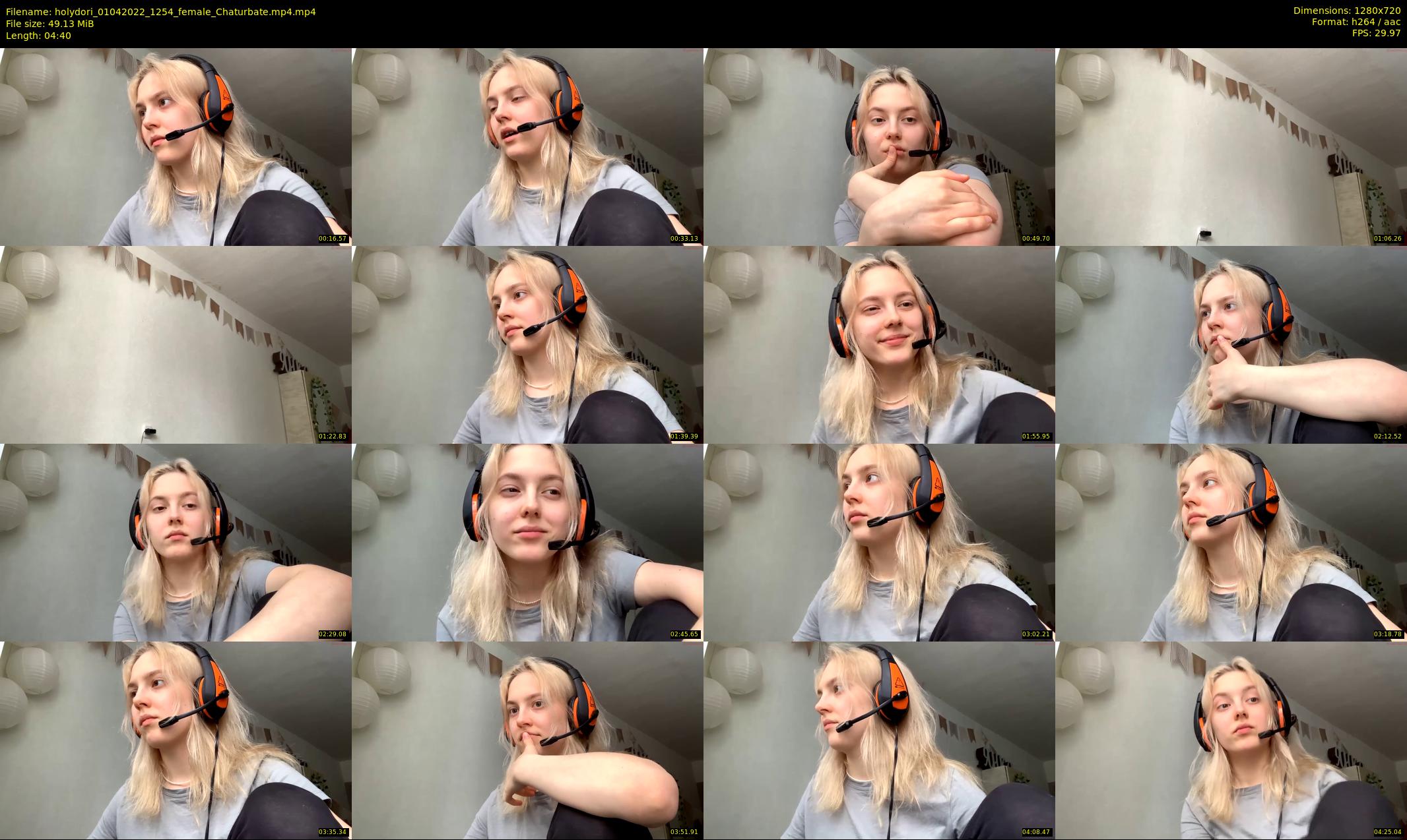 holydori — 5 minute Chaturbate female cam show recording, 720p, Apr 1, 2022