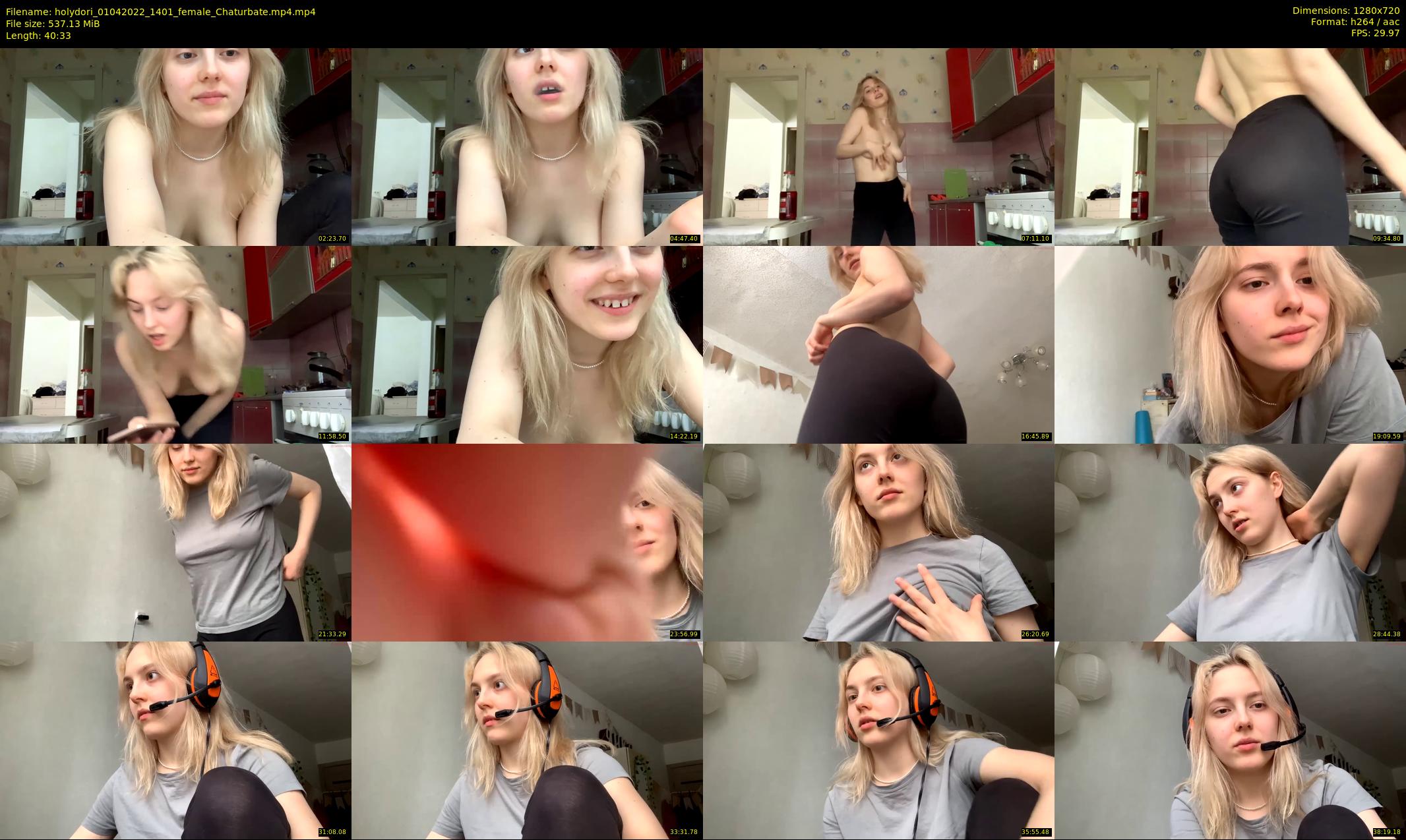 holydori — 41 minute Chaturbate female cam show recording, 720p, Apr 1, 2022