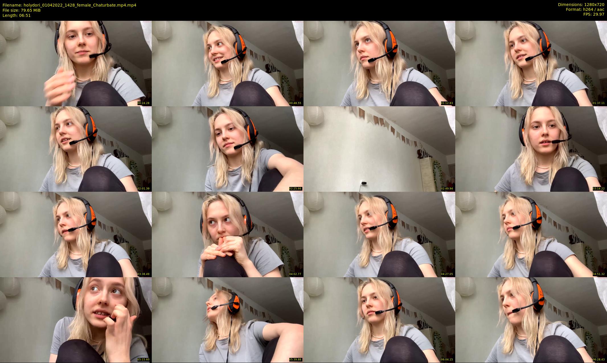 holydori — 7 minute Chaturbate female cam show recording, 720p, Apr 1, 2022