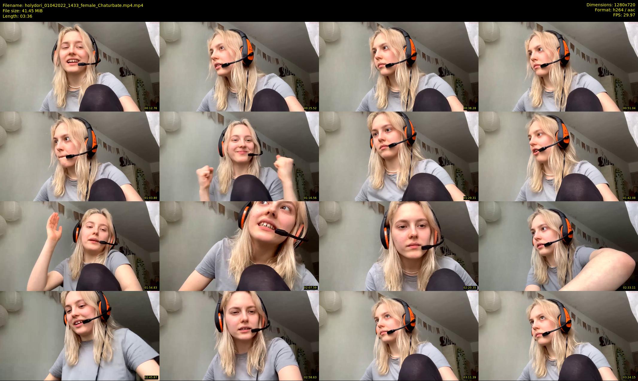 holydori — 4 minute Chaturbate female cam show recording, 720p, Apr 1, 2022