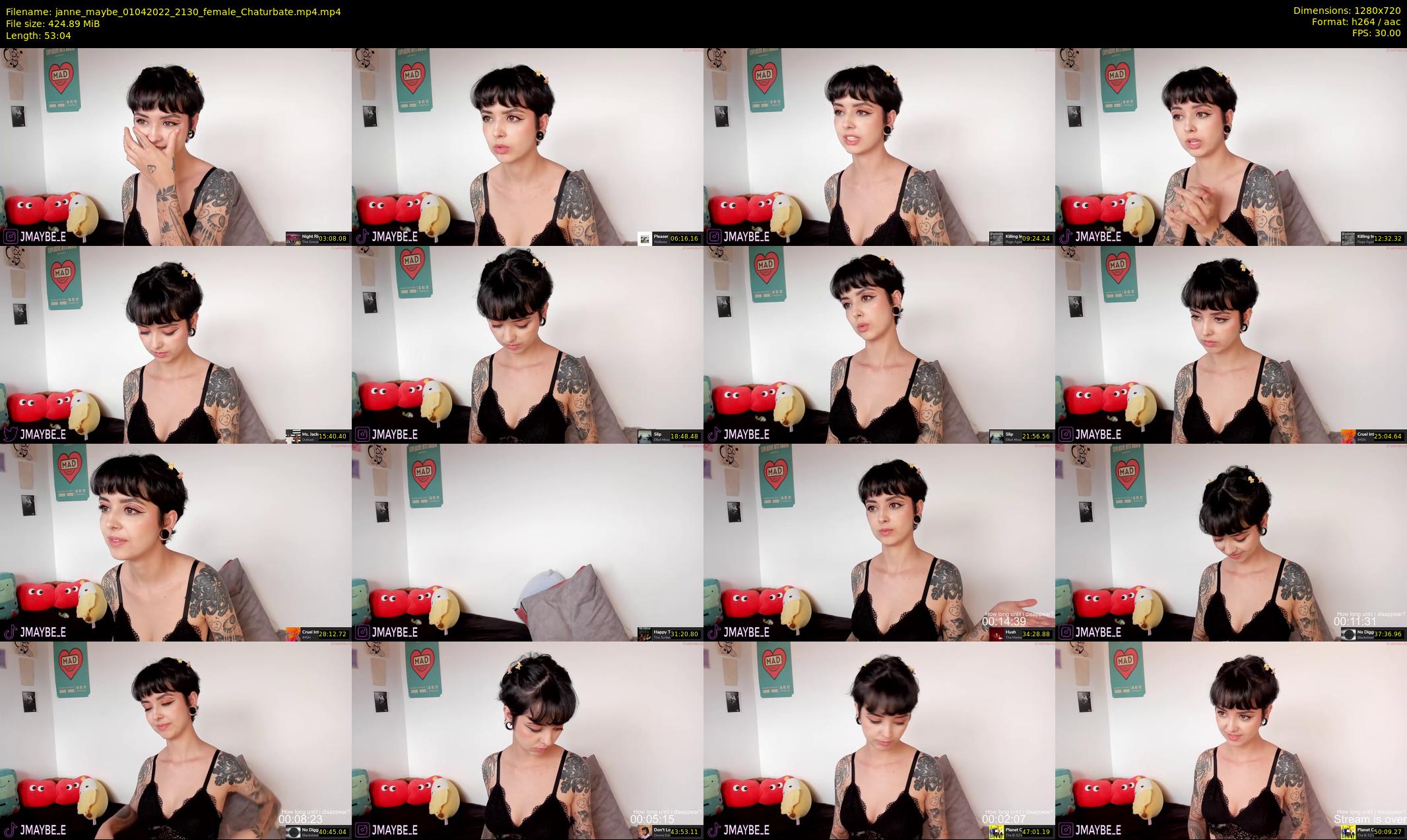 janne_maybe — 54 minute Chaturbate female cam show recording, 720p, Apr 1, 2022