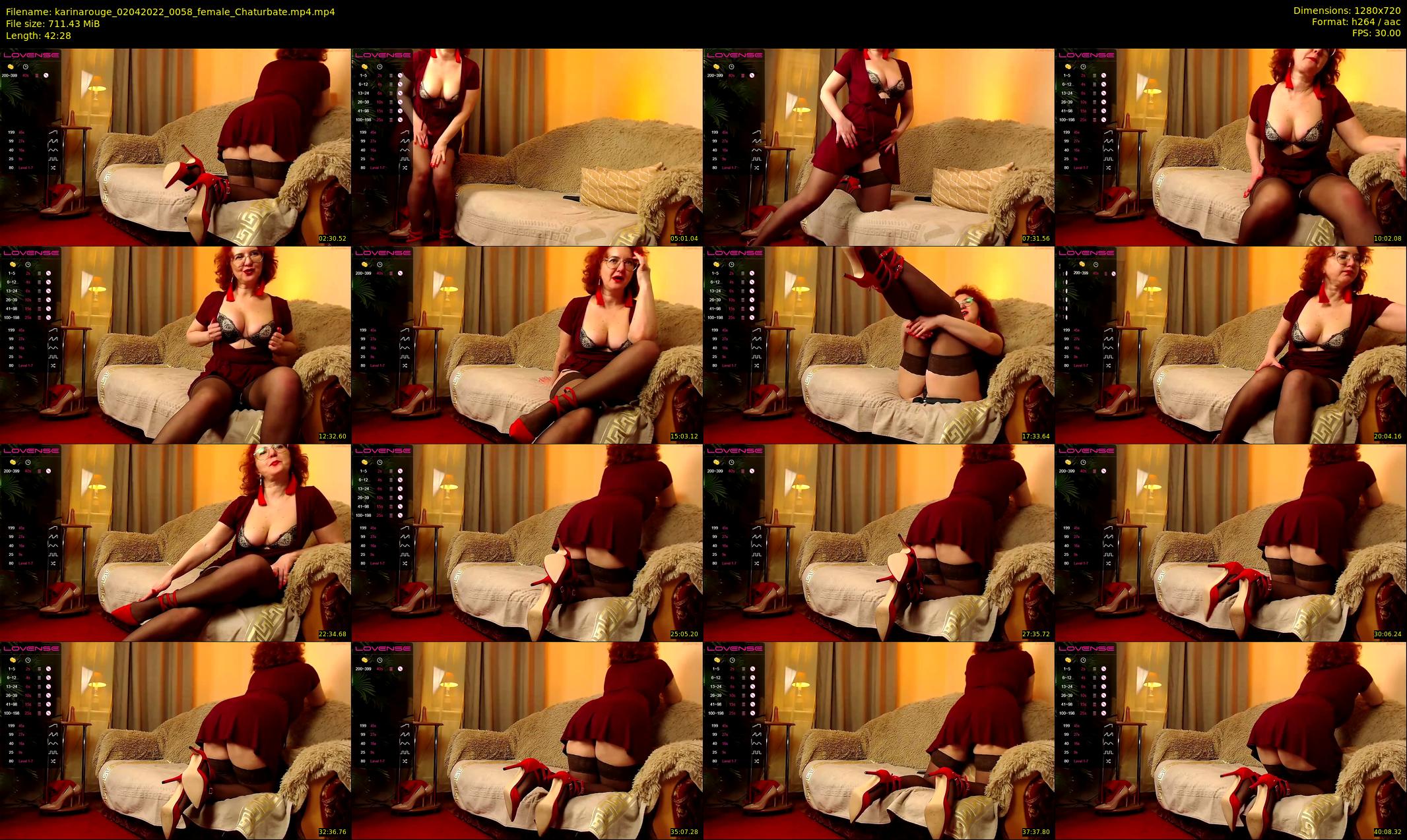 karinarouge — 43 minute Chaturbate female cam show recording, 720p, Apr 2, 2022