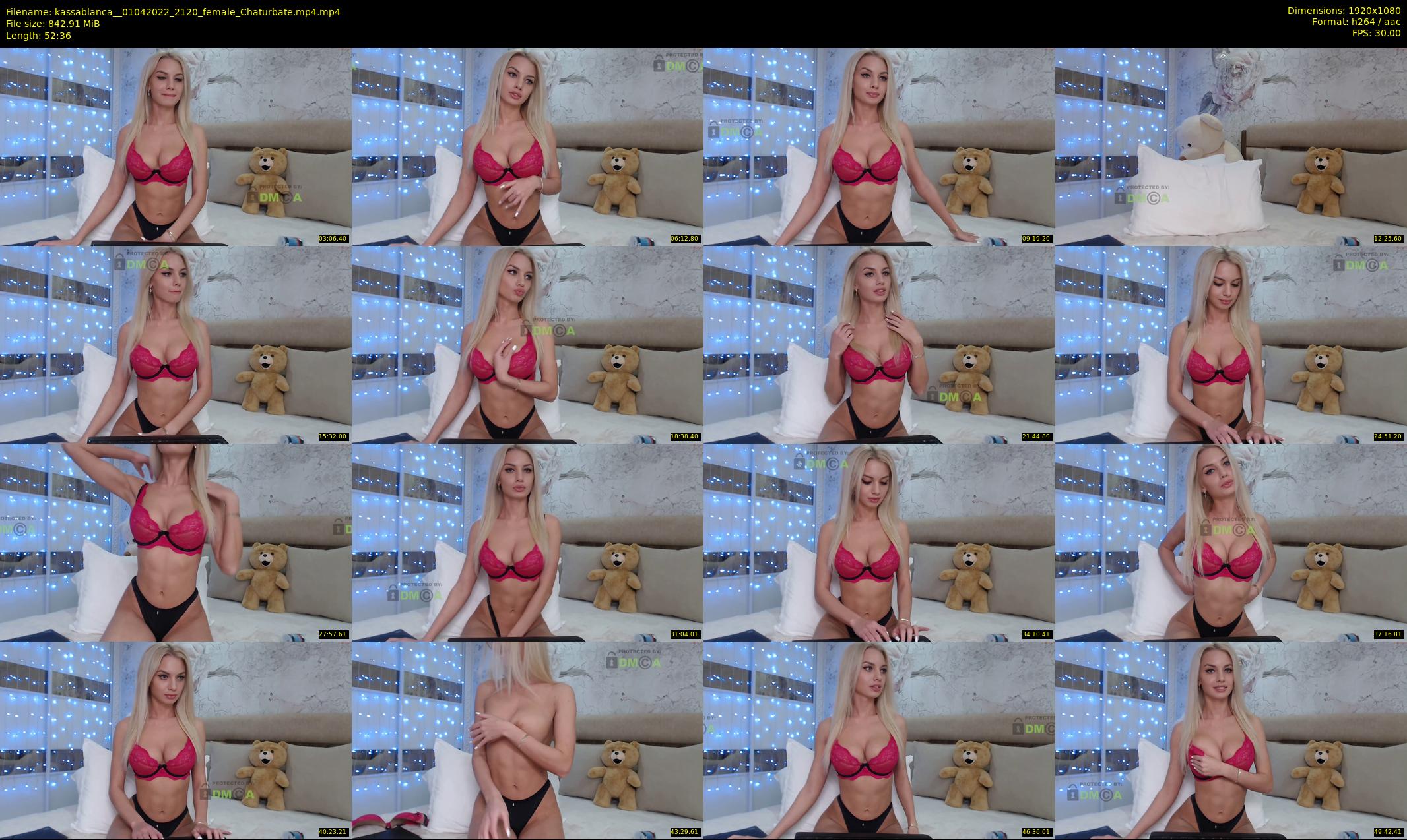 kassablanca_ — 53 minute Chaturbate female cam show recording, 1080p, Apr 1, 2022