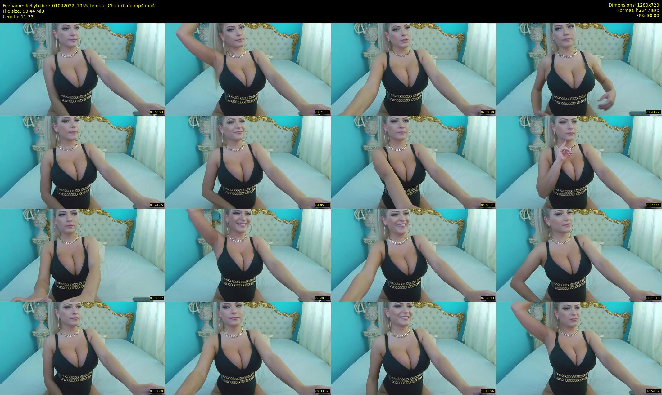 kellybabee — 12 minute Chaturbate female cam show recording, 720p, Apr 1, 2022