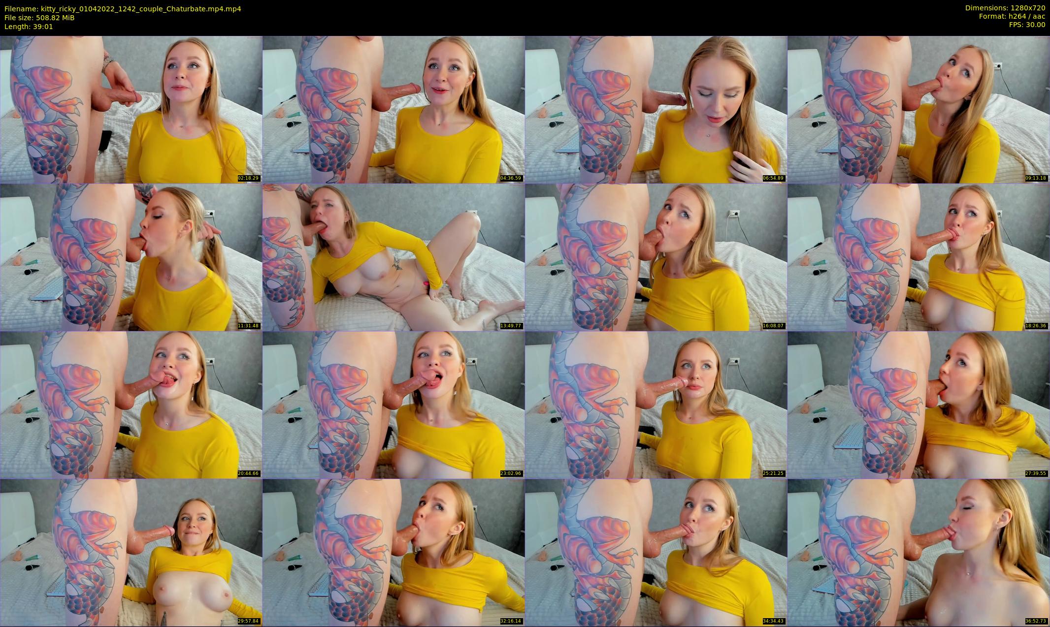 kitty_ricky — 40 minute Chaturbate couple cam show recording, 720p, Apr 1, 2022