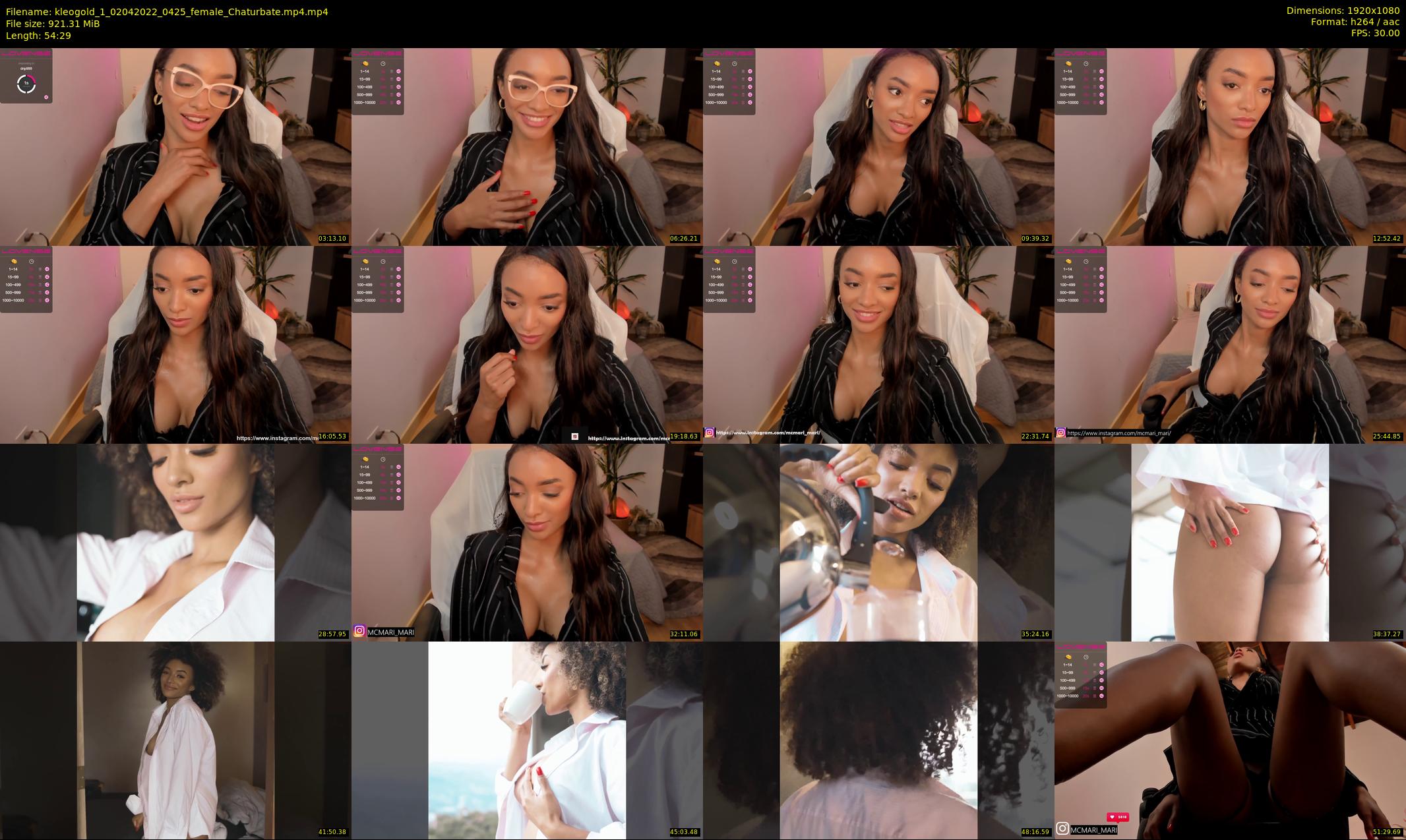 kleogold_1 — 55 minute Chaturbate female cam show recording, 1080p, Apr 2, 2022