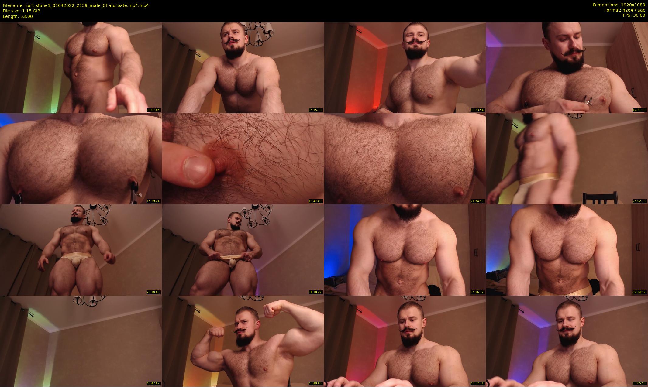 kurt_stone1 — 53 minute Chaturbate male cam show recording, 1080p, Apr 1, 2022
