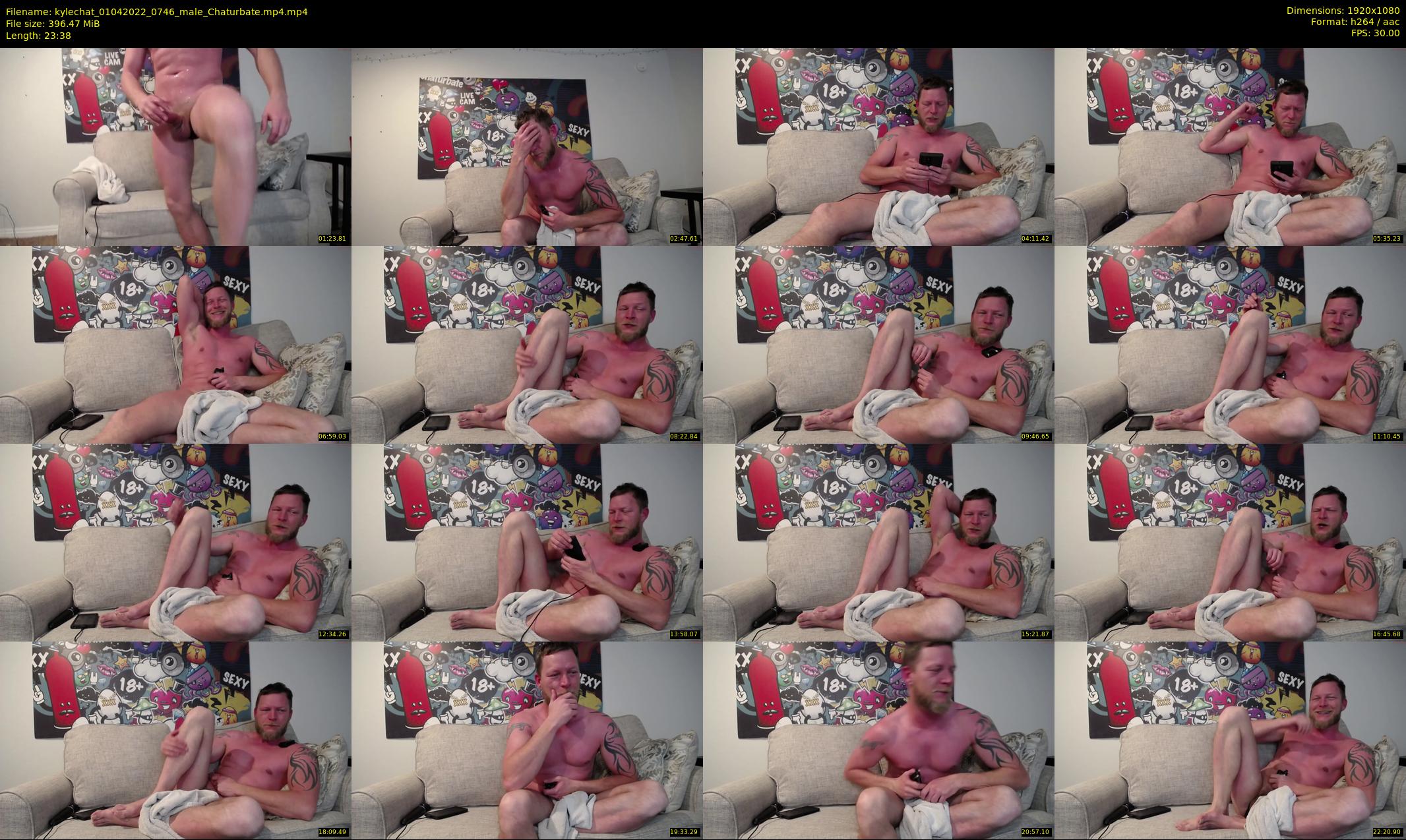kylechat — 24 minute Chaturbate male cam show recording, 1080p, Apr 1, 2022