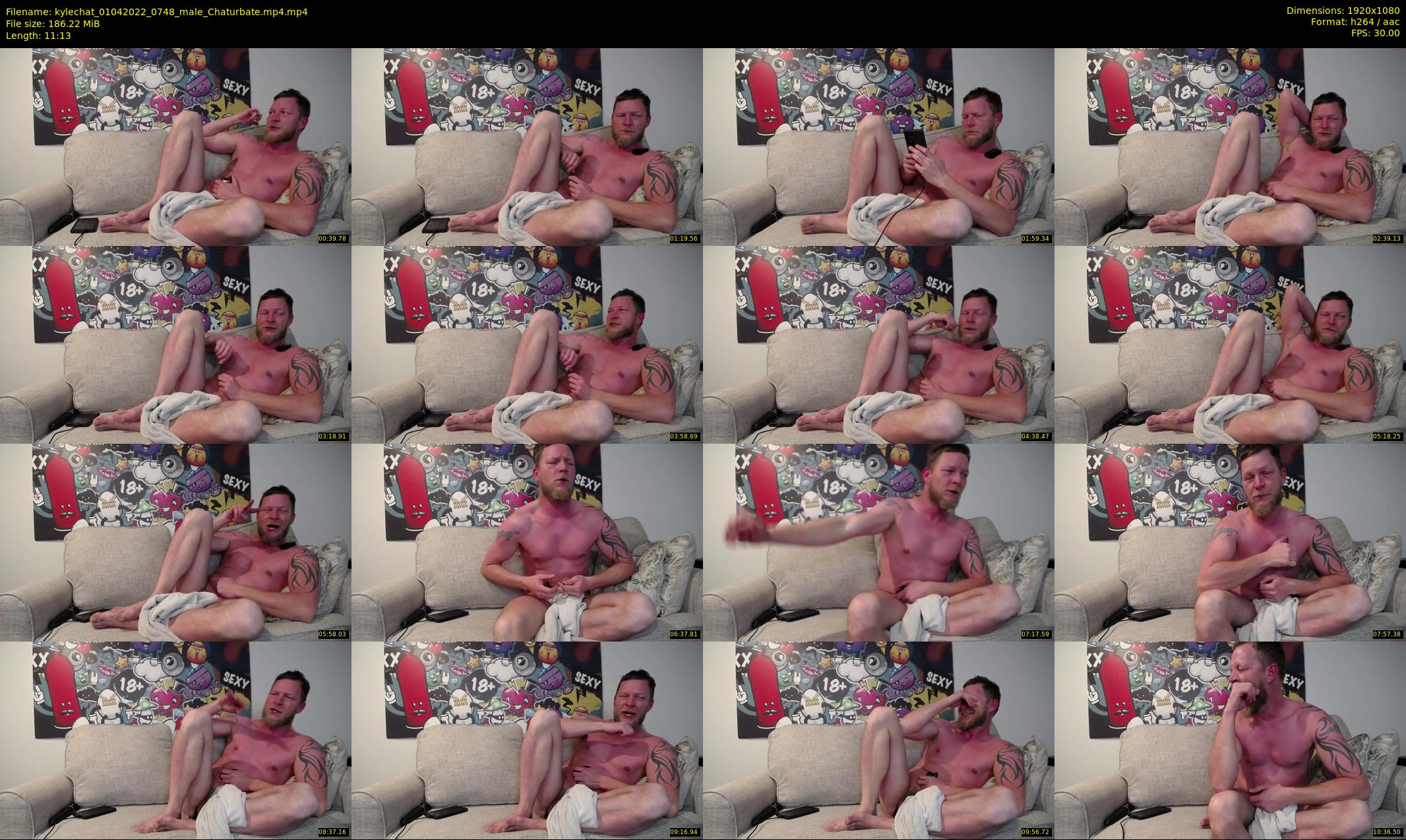 kylechat — 12 minute Chaturbate male cam show recording, 1080p, Apr 1, 2022