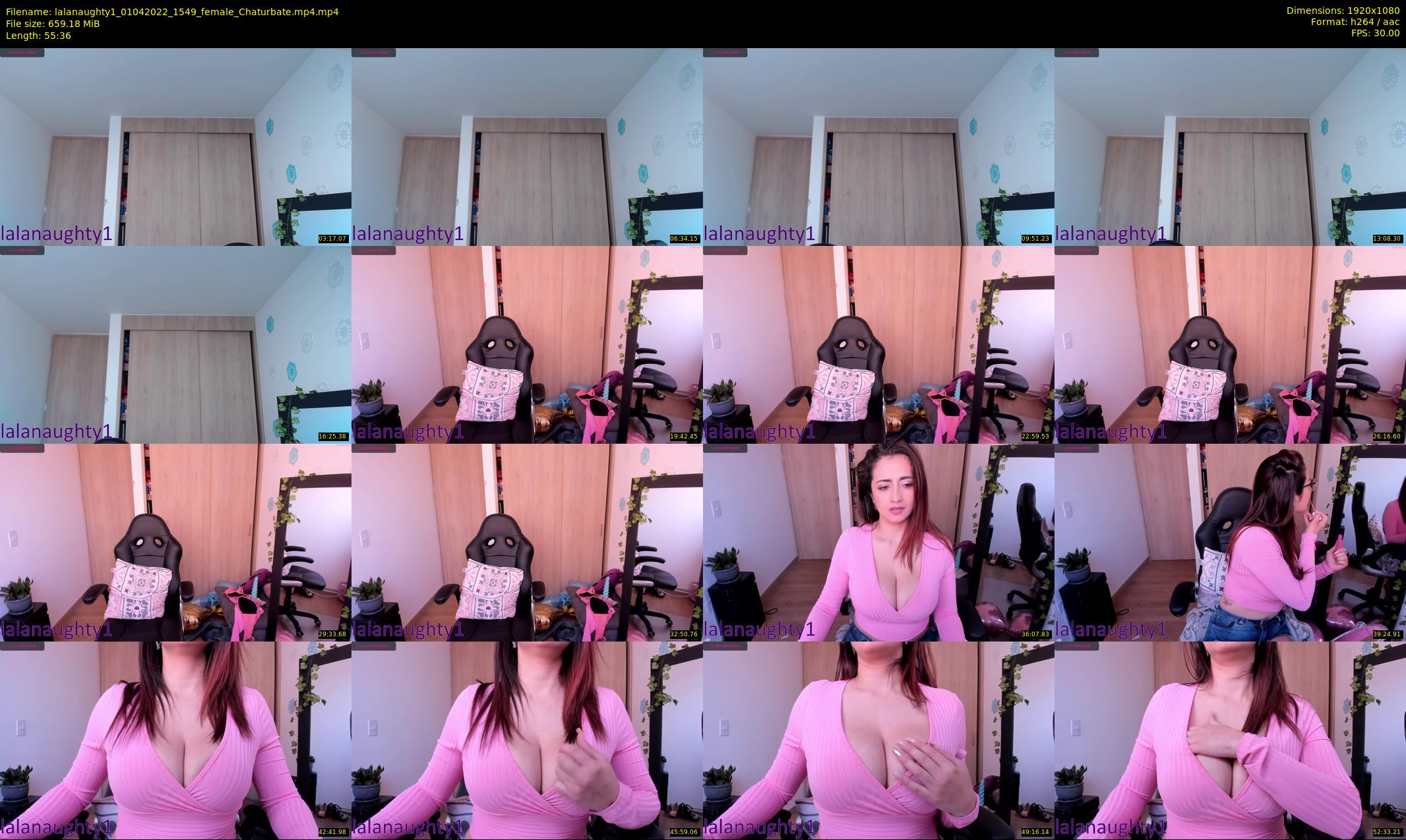 lalanaughty1 — 56 minute Chaturbate female cam show recording, 1080p, Apr 1, 2022