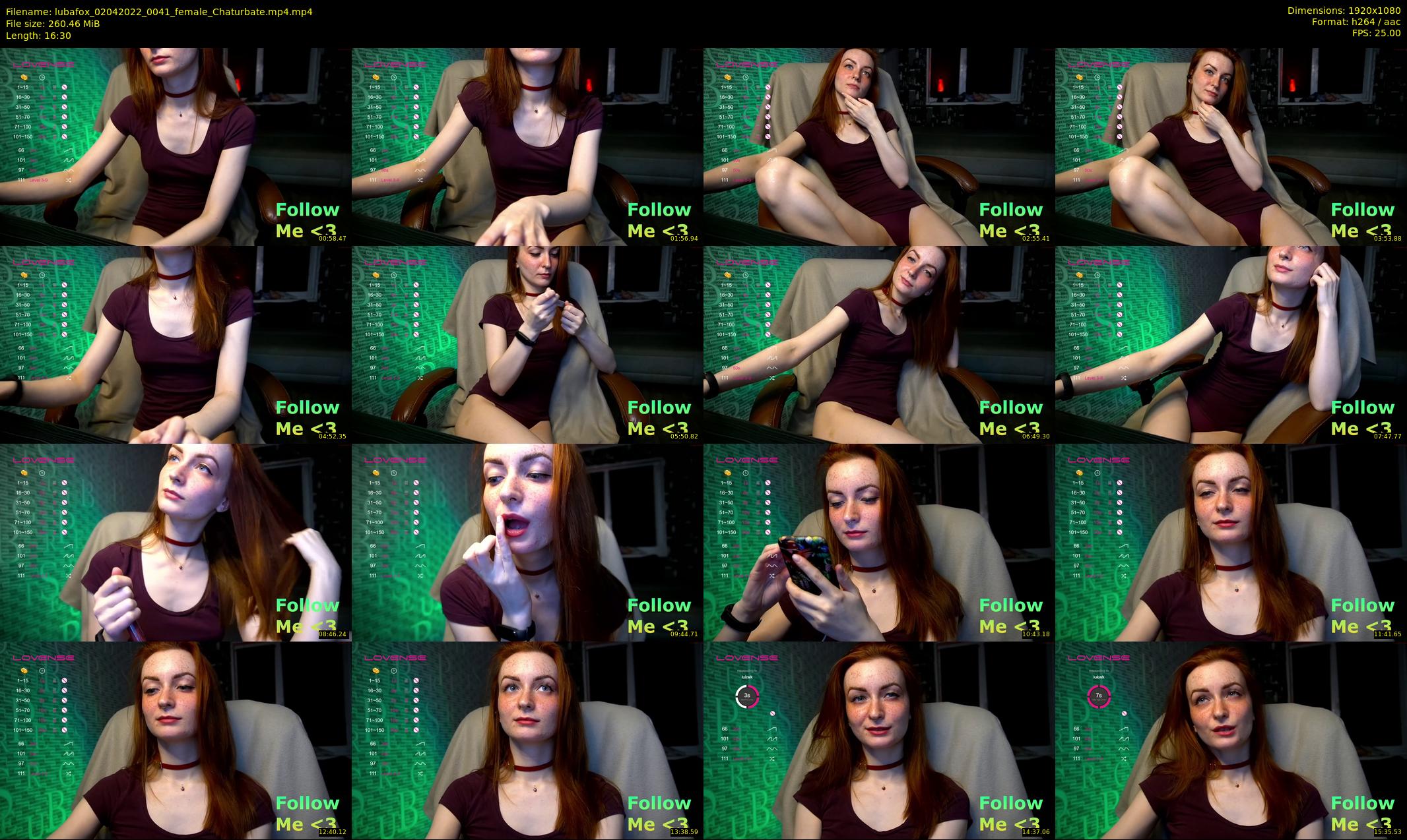 lubafox — 17 minute Chaturbate female cam show recording, 1080p, Apr 2, 2022