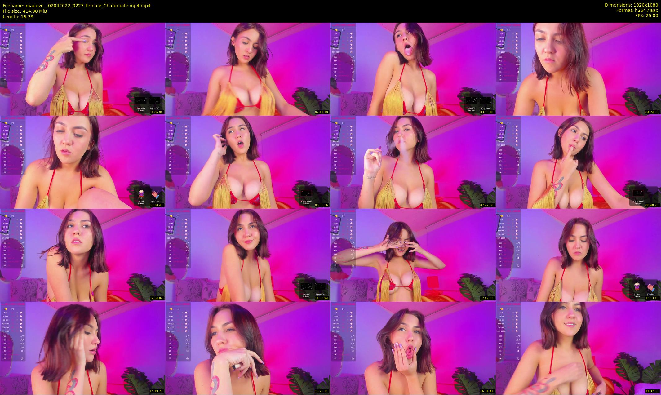 maeeve_ — 19 minute Chaturbate female cam show recording, 1080p, Apr 2, 2022