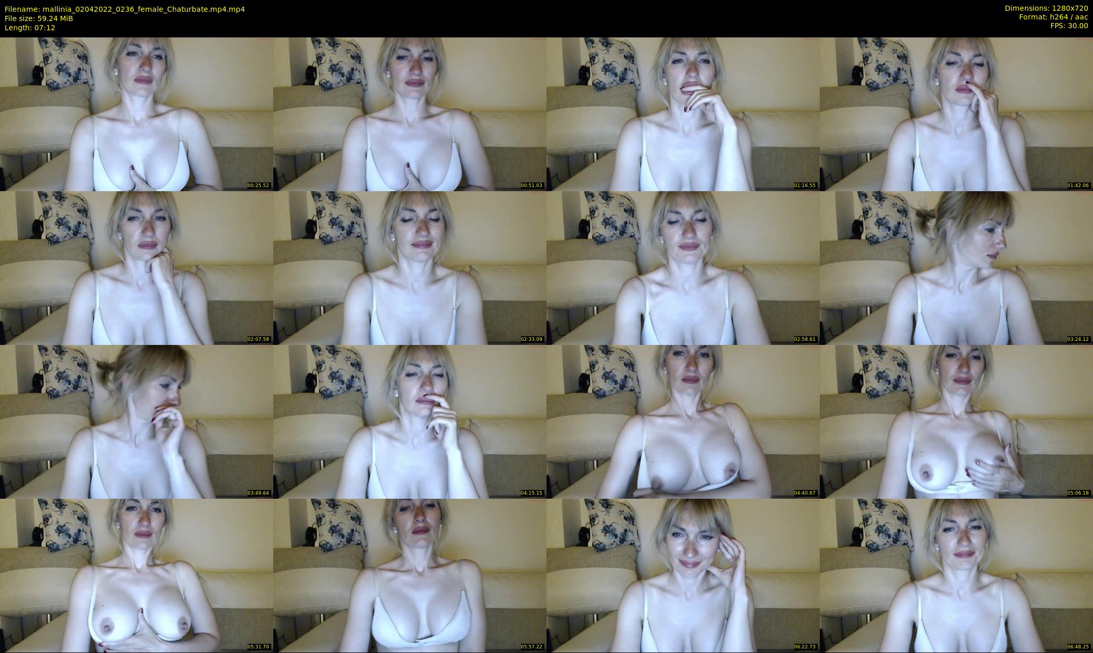 mallinia — 8 minute Chaturbate female cam show recording, 720p, Apr 2, 2022