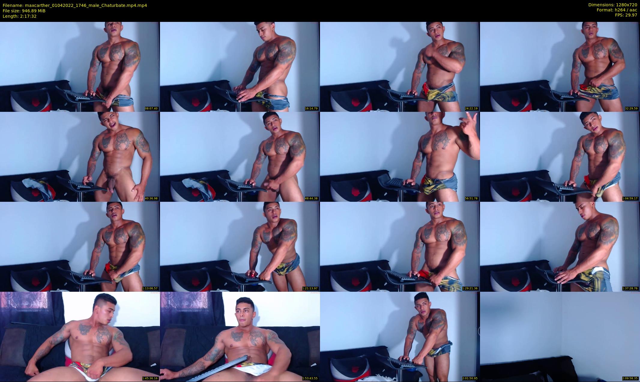 maxcarther — 138 minute Chaturbate male cam show recording, 720p, Apr 1, 2022