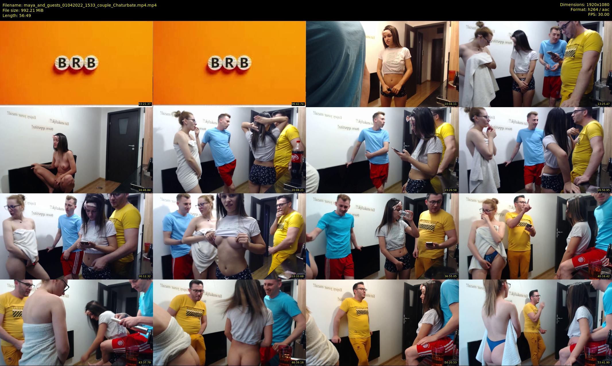 maya_and_guests — 57 minute Chaturbate couple cam show recording, 1080p, Apr 1, 2022