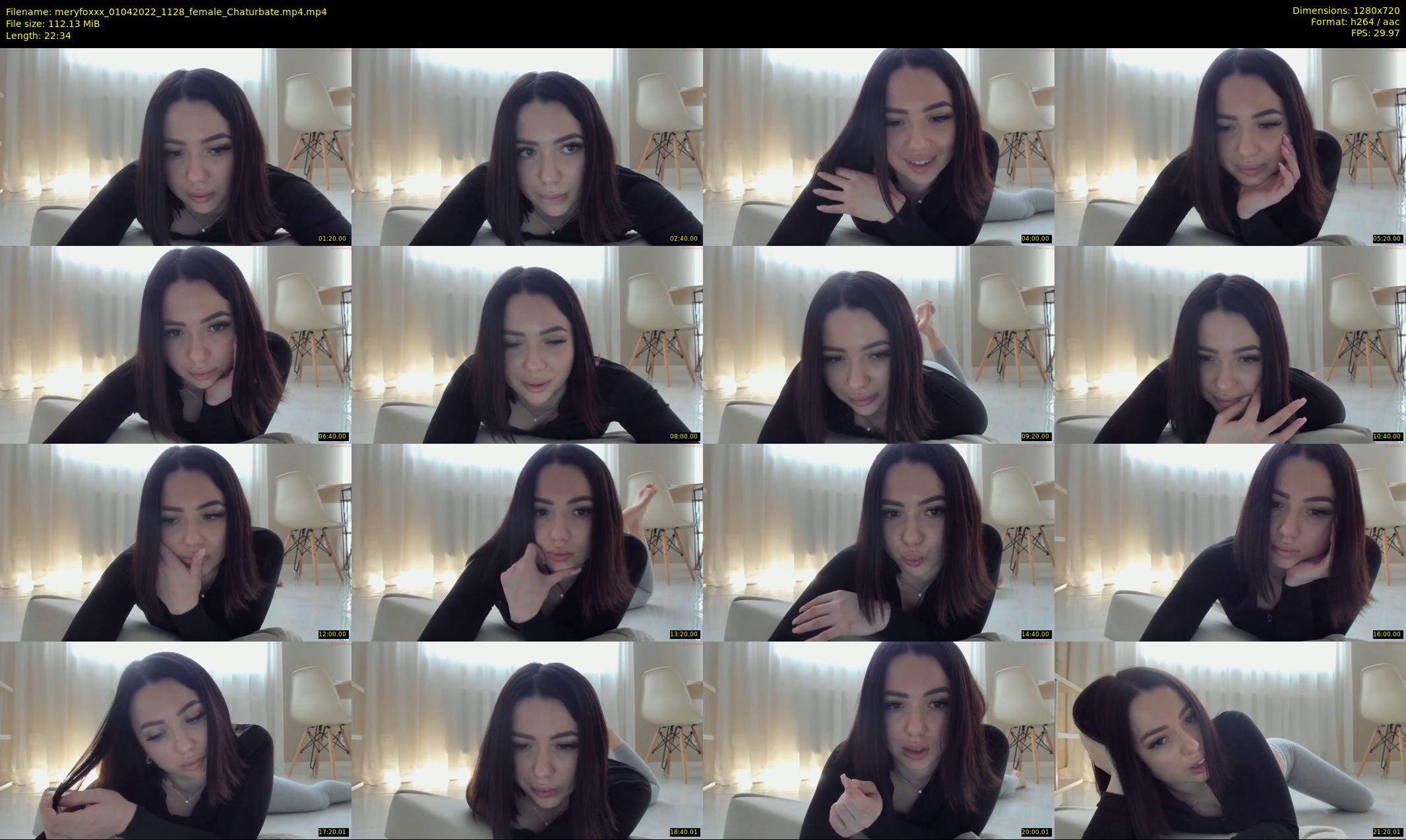 meryfoxxx — 23 minute Chaturbate female cam show recording, 720p, Apr 1, 2022