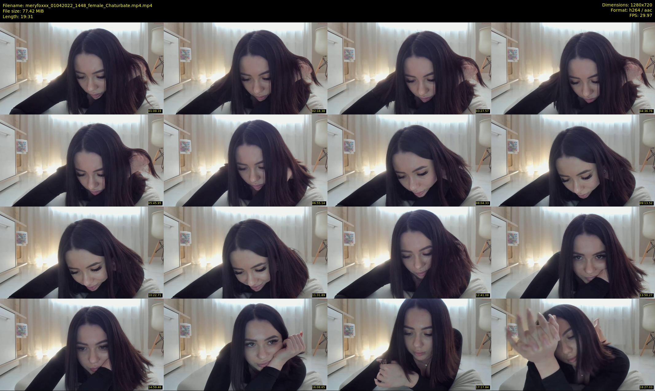 meryfoxxx — 20 minute Chaturbate female cam show recording, 720p, Apr 1, 2022