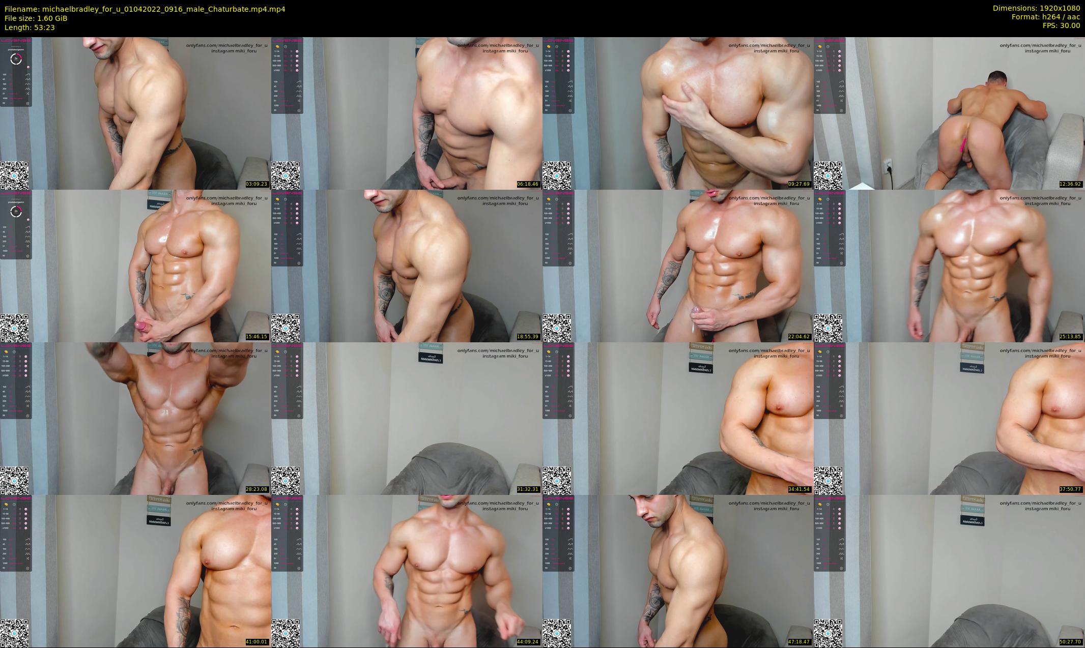 michaelbradley_for_u — 54 minute Chaturbate male cam show recording, 1080p, Apr 1, 2022