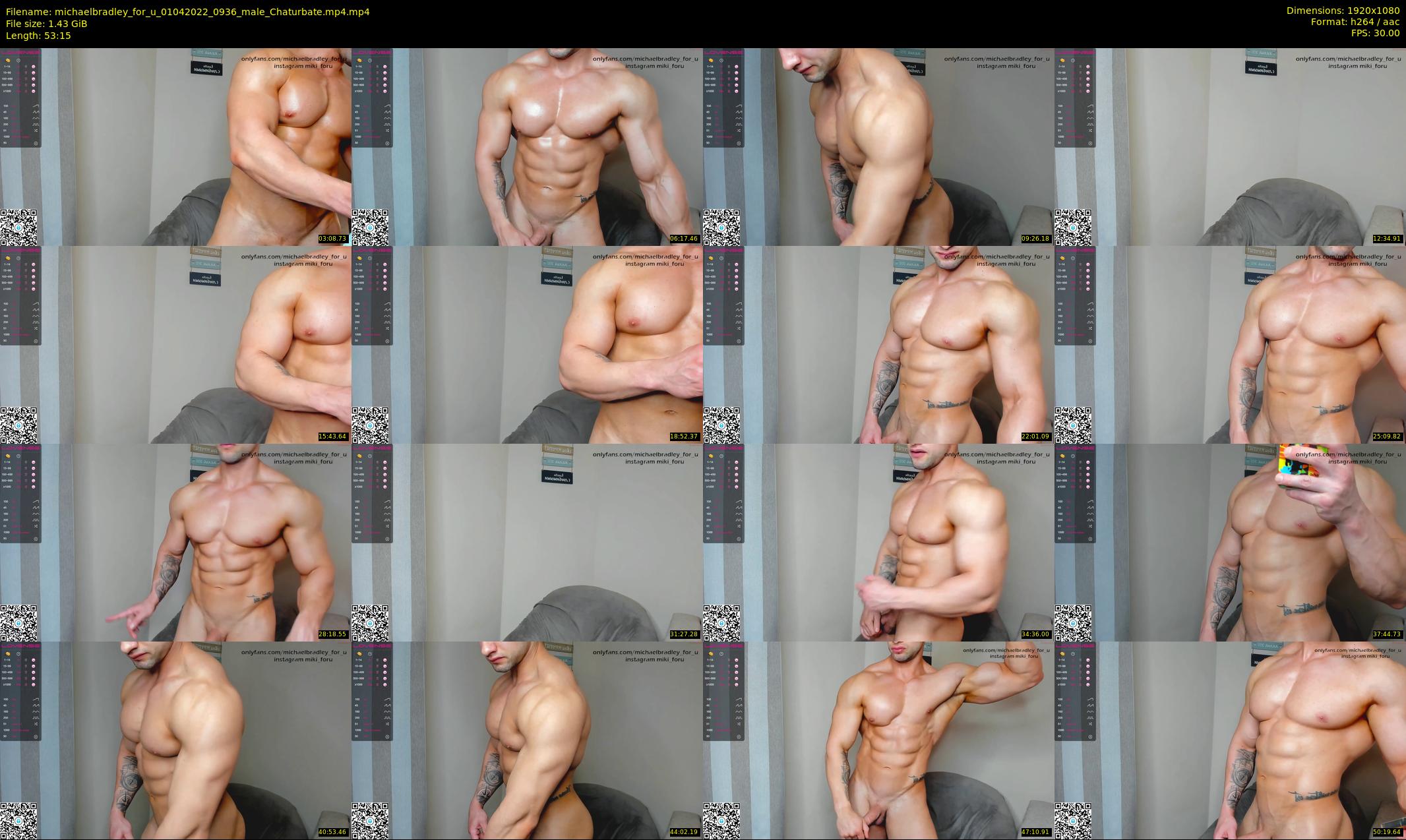 michaelbradley_for_u — 54 minute Chaturbate male cam show recording, 1080p, Apr 1, 2022