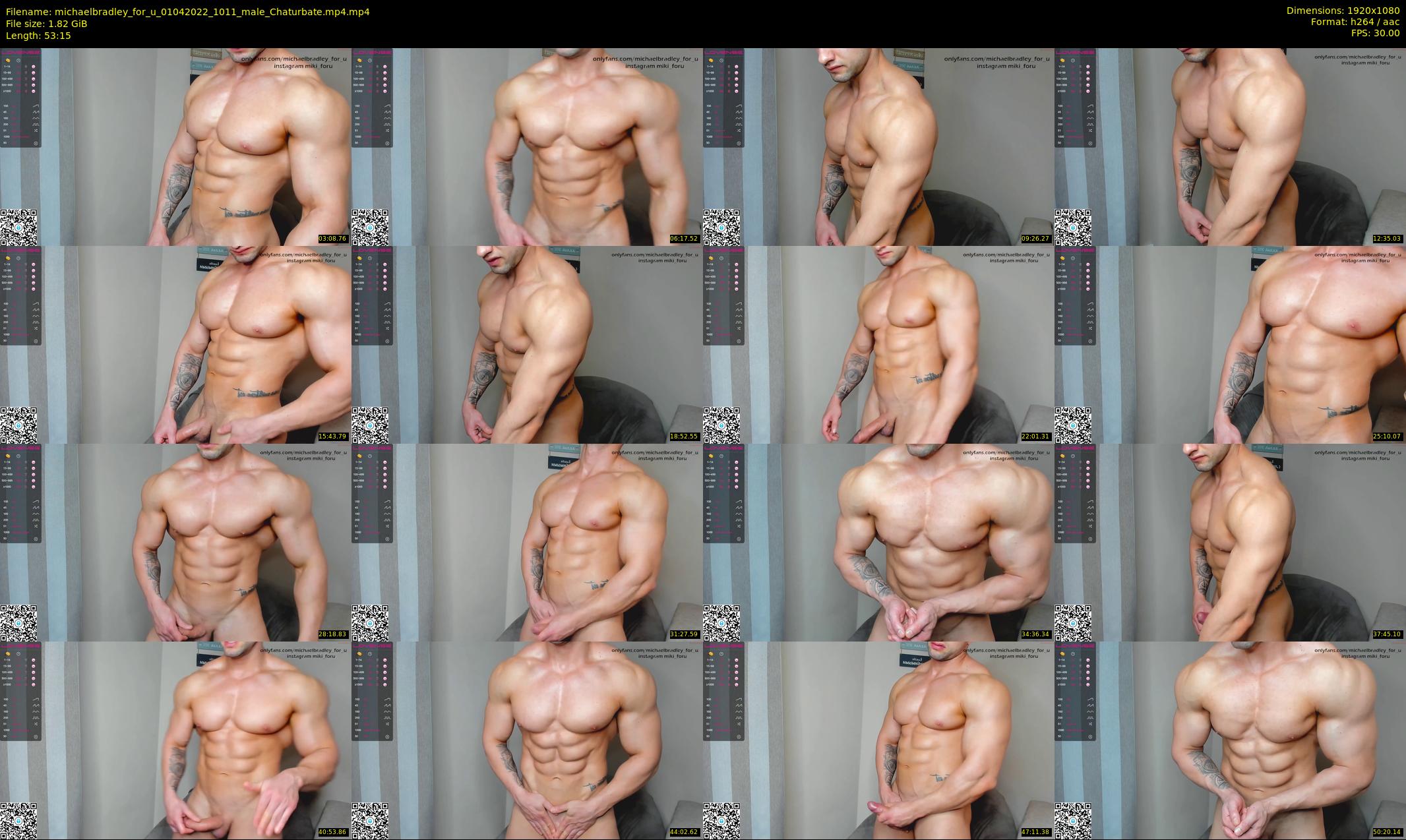 michaelbradley_for_u — 54 minute Chaturbate male cam show recording, 1080p, Apr 1, 2022