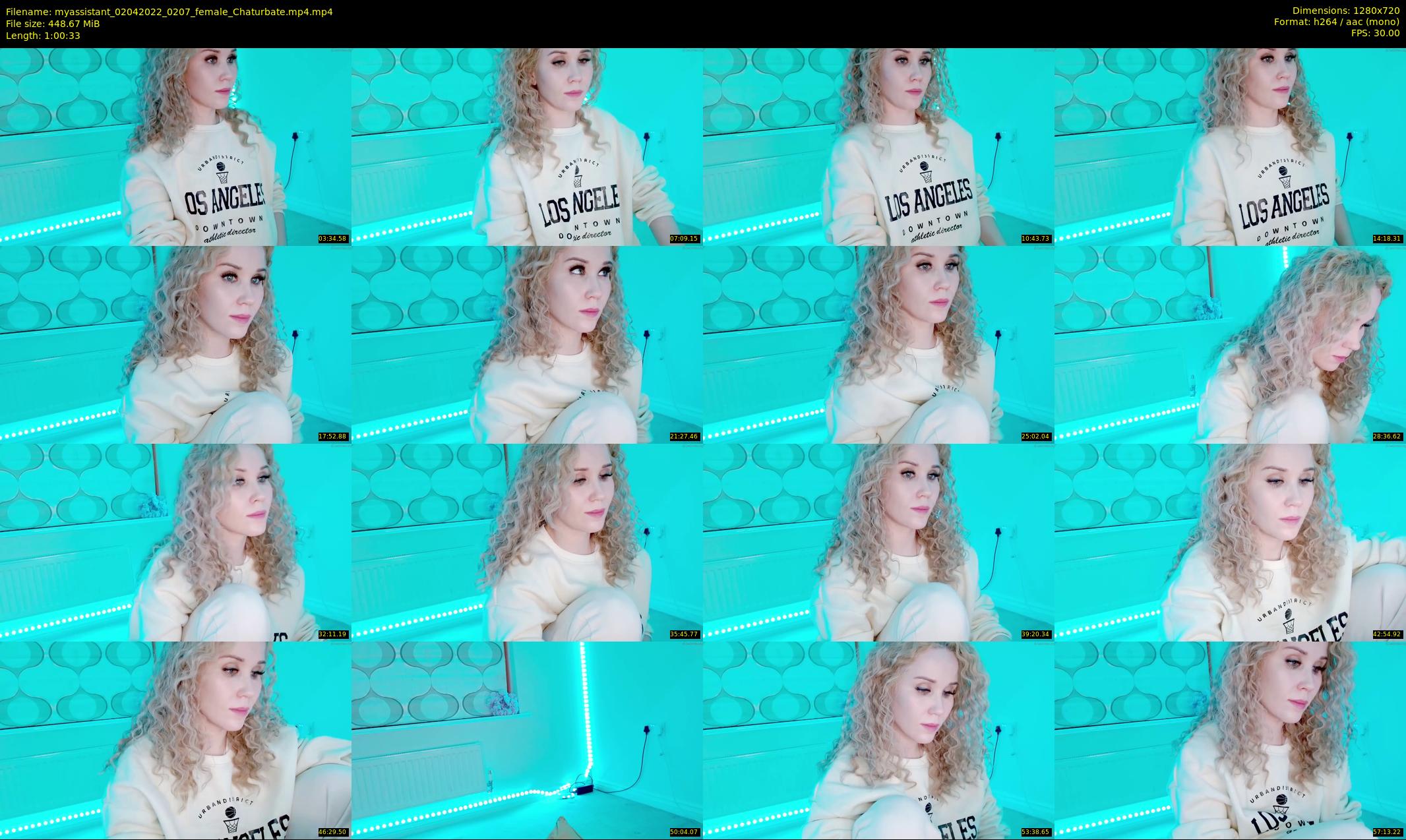 myassistant — 61 minute Chaturbate female cam show recording, 720p, Apr 2, 2022