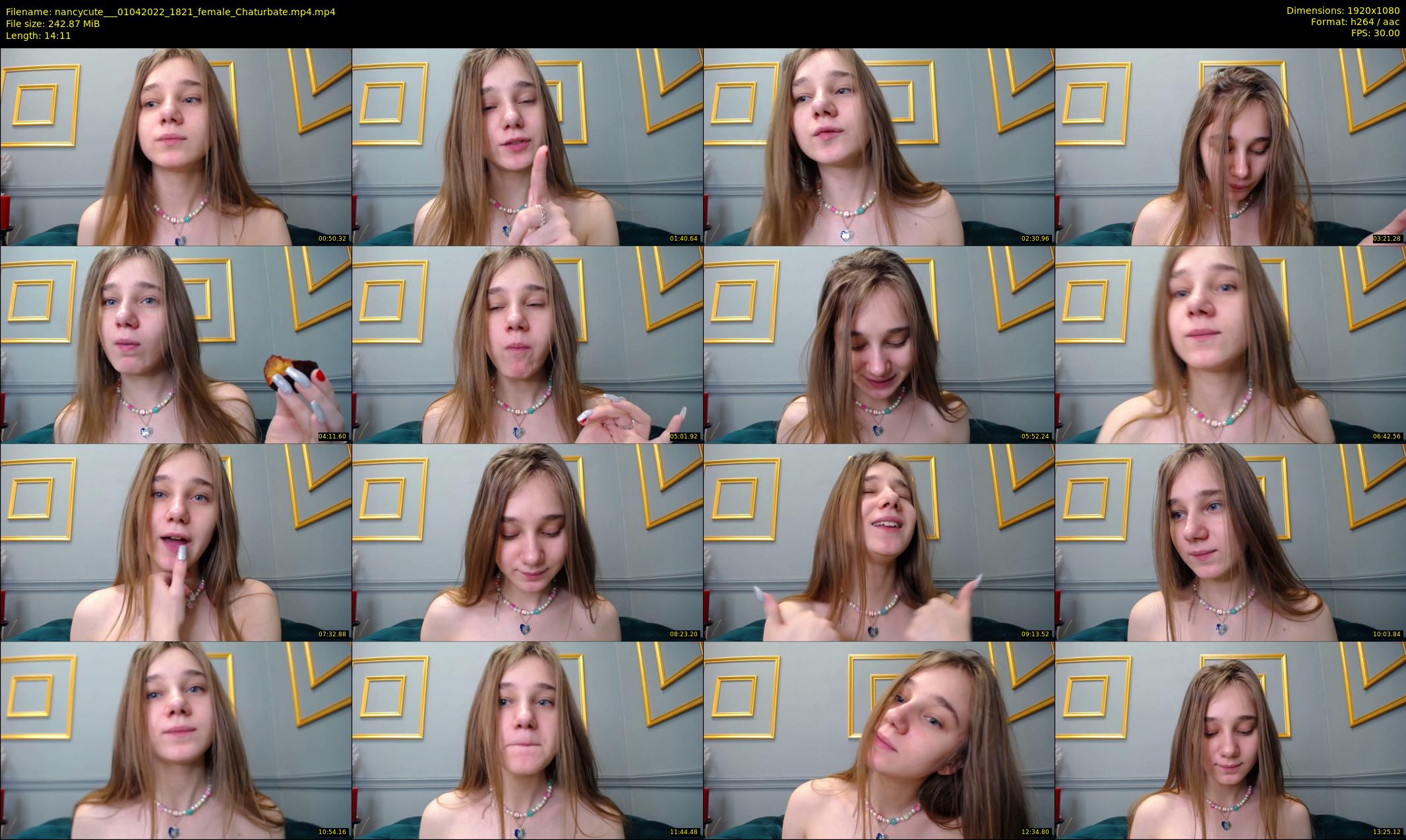 nancycute__ — 15 minute Chaturbate female cam show recording, 1080p, Apr 1, 2022