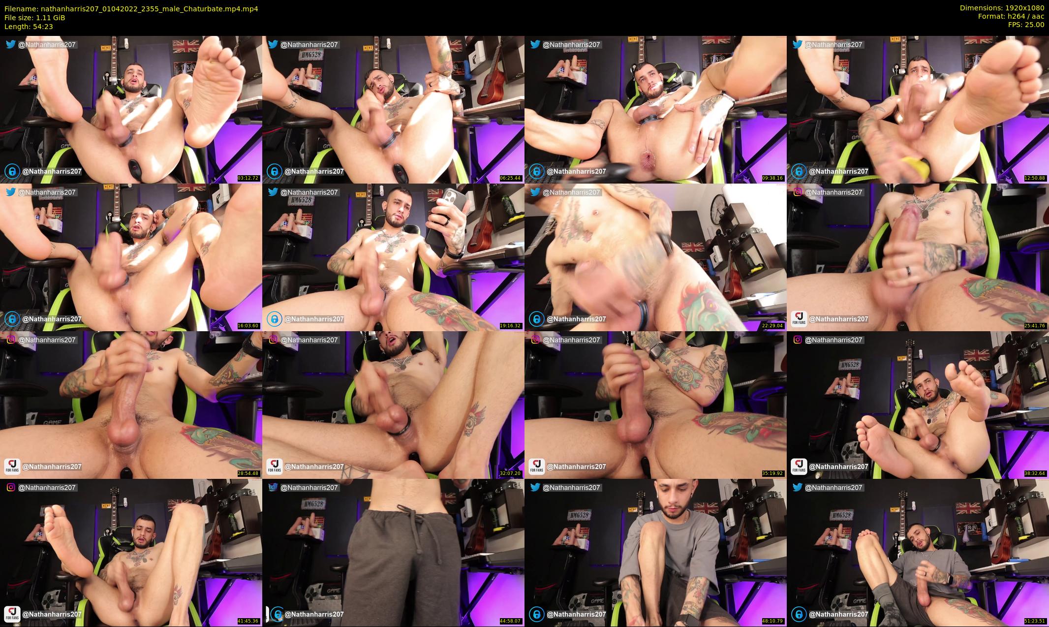 nathanharris207 — 55 minute Chaturbate male cam show recording, 1080p, Apr 1, 2022