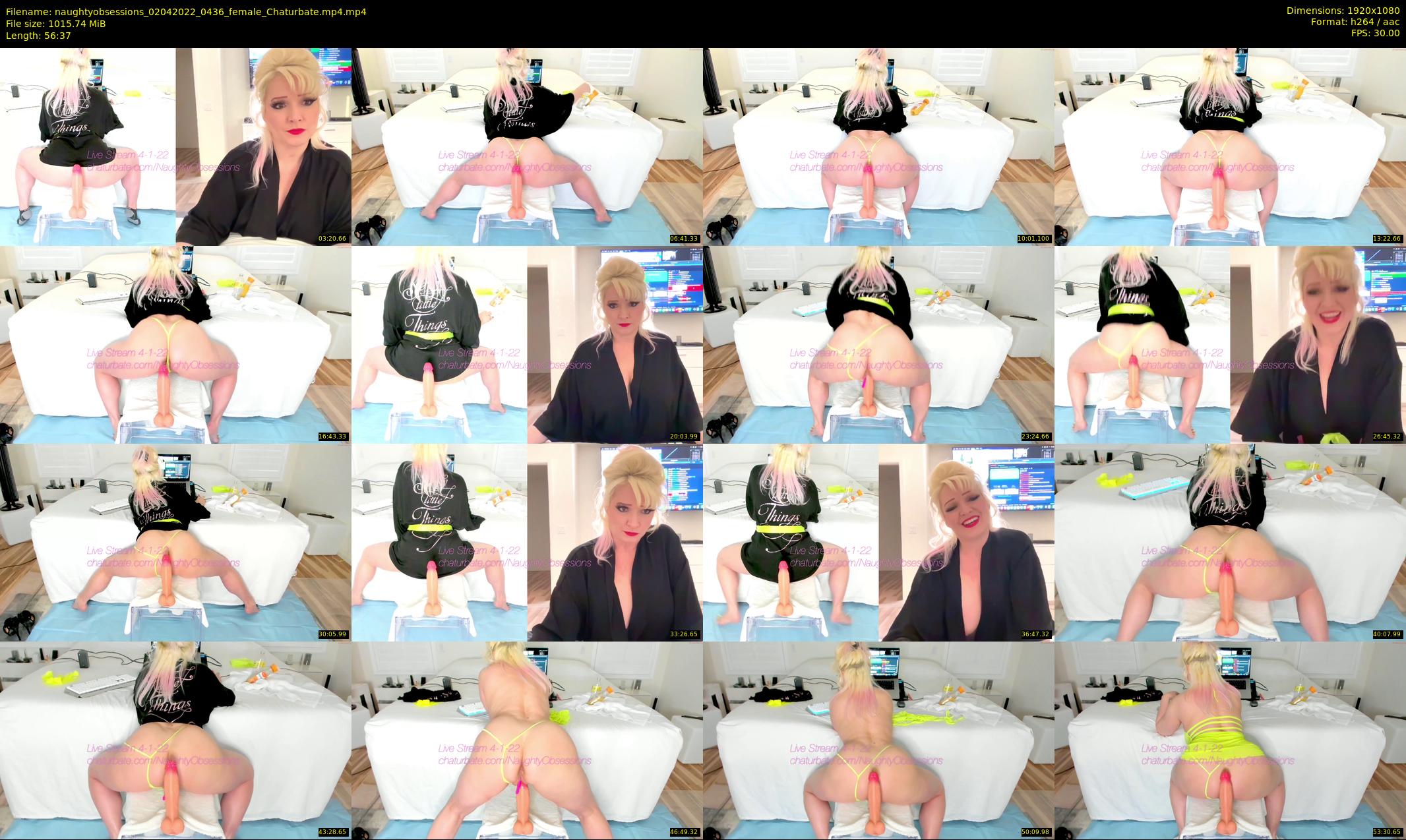 naughtyobsessions — 57 minute Chaturbate female cam show recording, 1080p, Apr 2, 2022