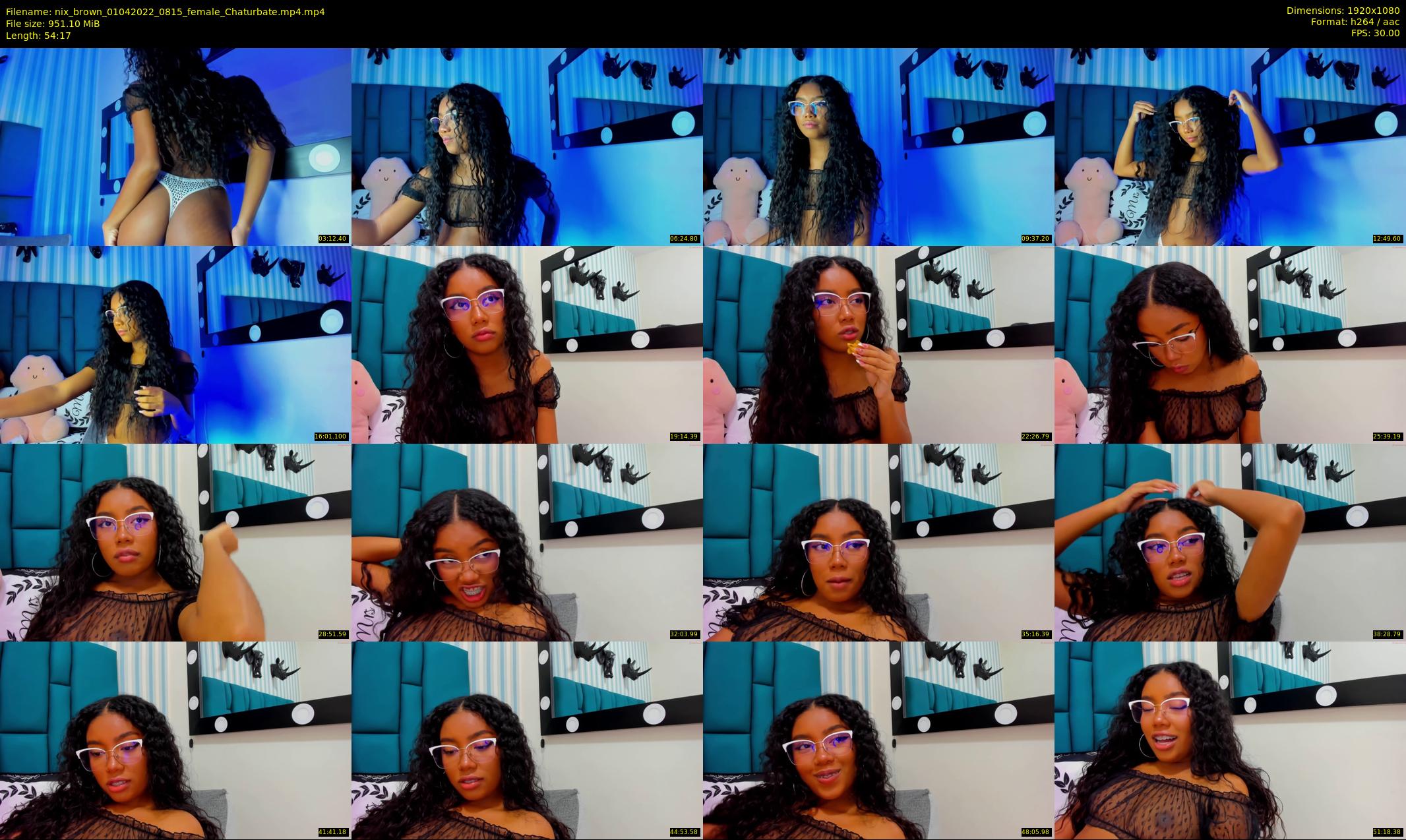 nix_brown — 55 minute Chaturbate female cam show recording, 1080p, Apr 1, 2022