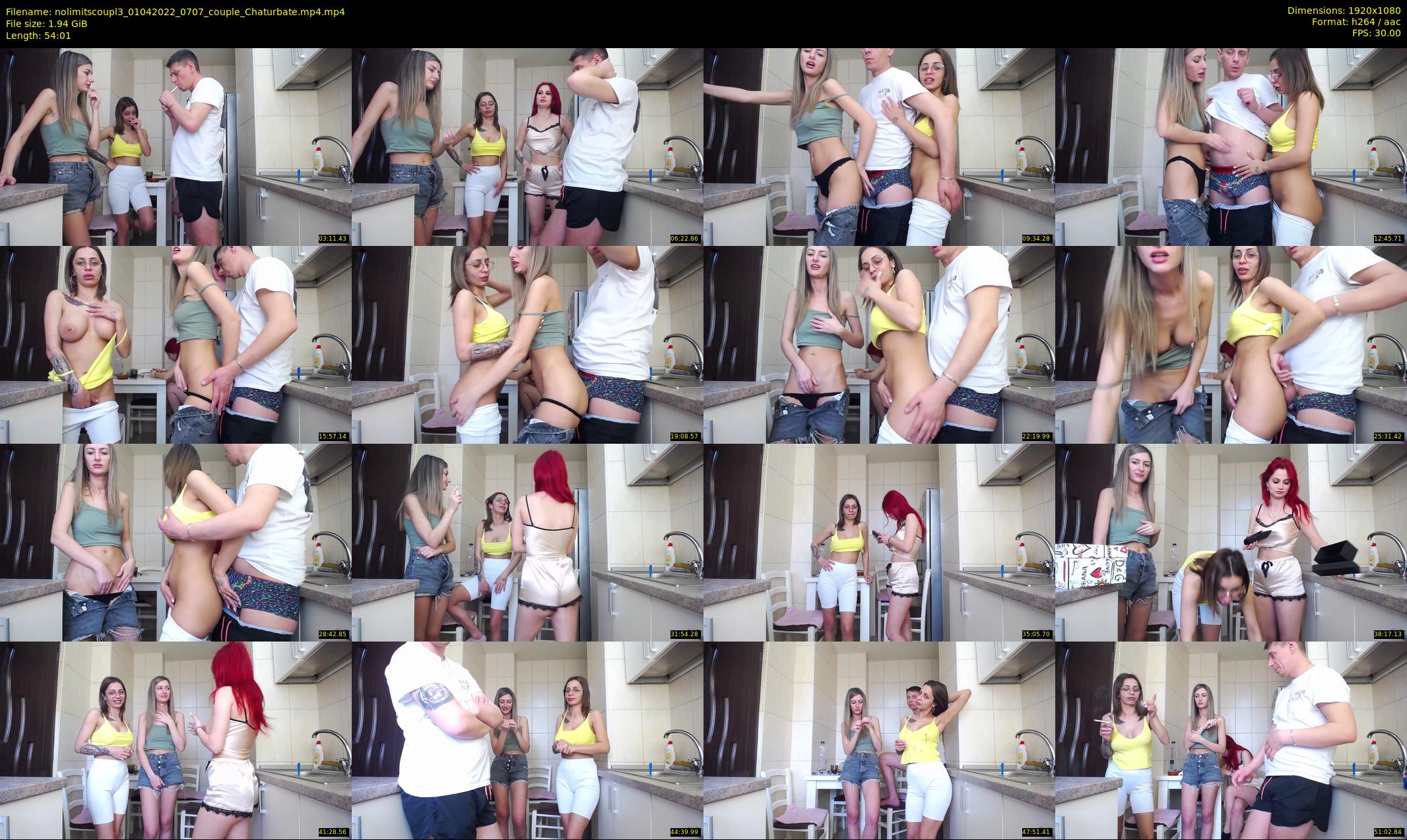 nolimitscoupl3 — 55 minute Chaturbate couple cam show recording, 1080p, Apr 1, 2022