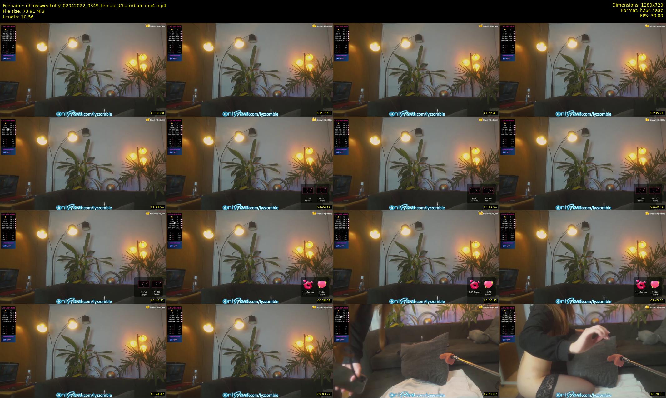 ohmysweetkitty — 11 minute Chaturbate female cam show recording, 720p, Apr 2, 2022