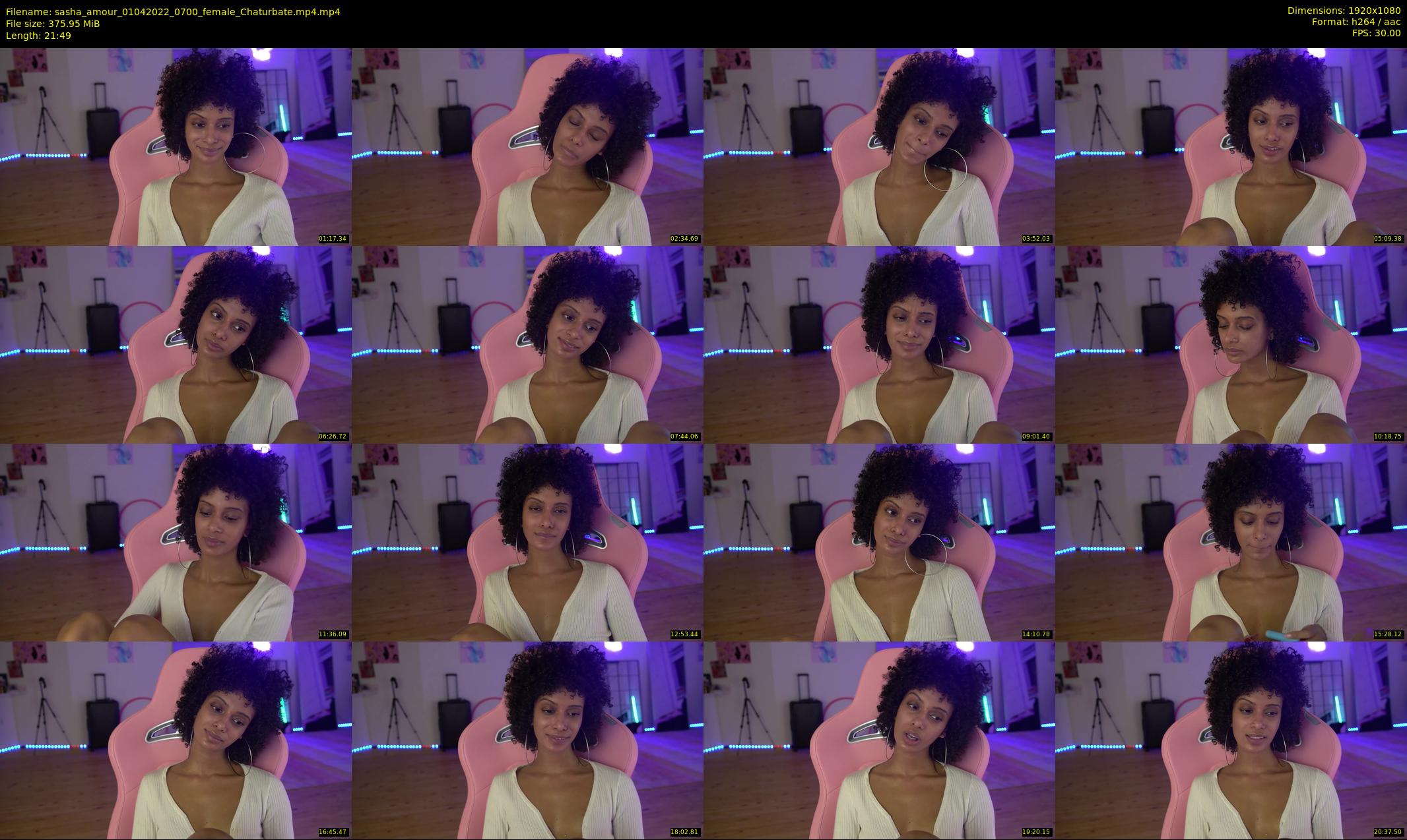 sasha_amour — 22 minute Chaturbate female cam show recording, 1080p, Apr 1, 2022