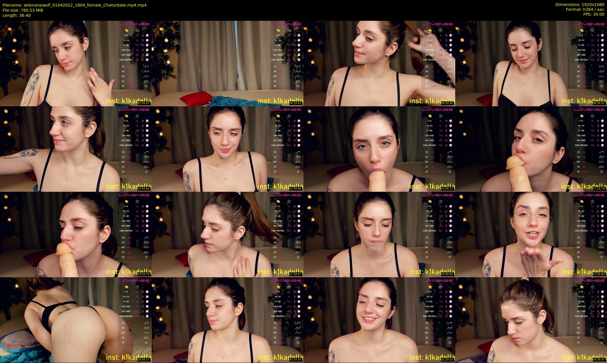 selenanewolf — 37 minute Chaturbate couple cam show recording, 1080p, Apr 1, 2022