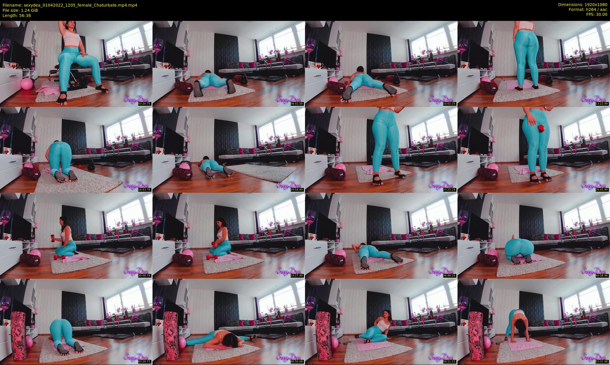sexydea — 57 minute Chaturbate female cam show recording, 1080p, Apr 1, 2022