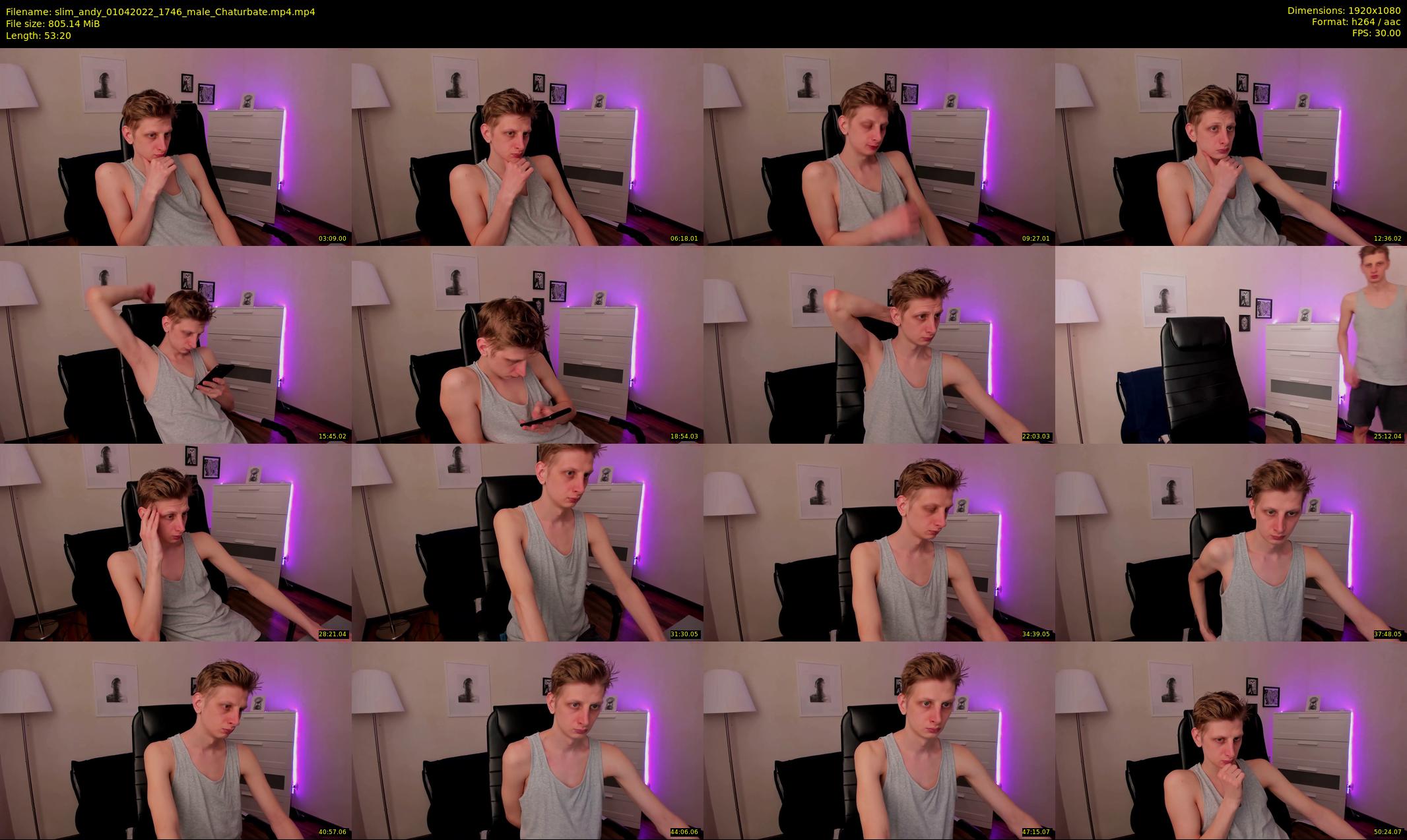 slim_andy — 54 minute Chaturbate male cam show recording, 1080p, Apr 1, 2022