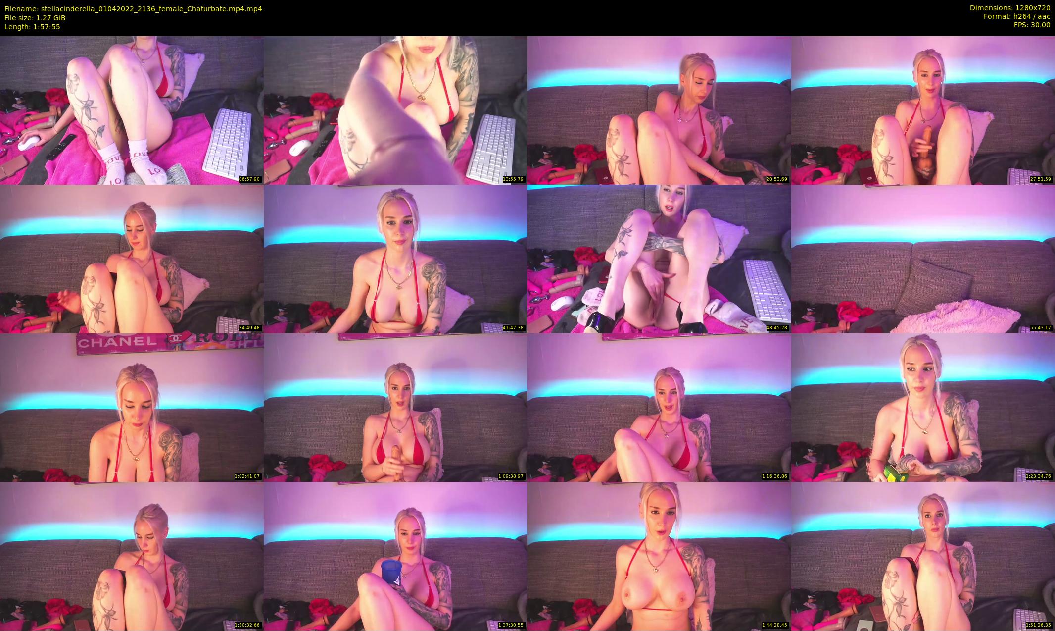 stellacinderella — 118 minute Chaturbate female cam show recording, 720p, Apr 1, 2022