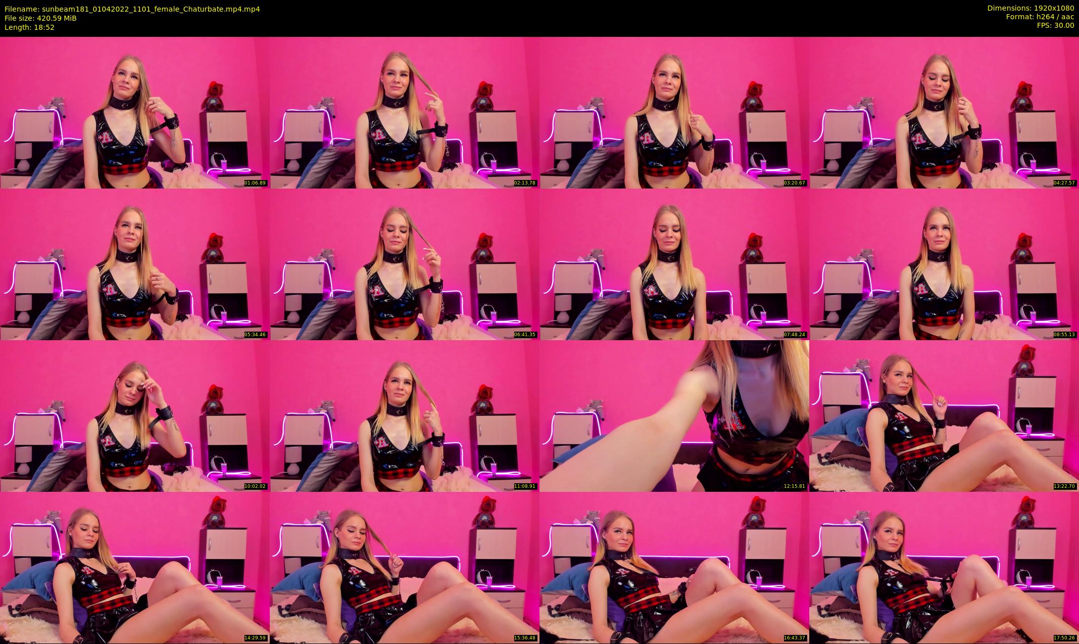 sunbeam181 — 19 minute Chaturbate female cam show recording, 1080p, Apr 1, 2022