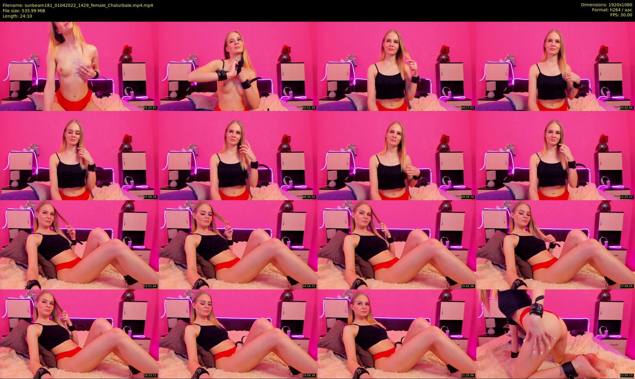 sunbeam181 — 25 minute Chaturbate female cam show recording, 1080p, Apr 1, 2022