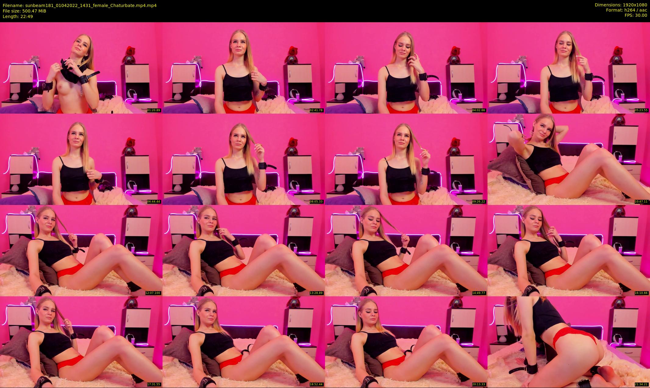 sunbeam181 — 23 minute Chaturbate female cam show recording, 1080p, Apr 1, 2022