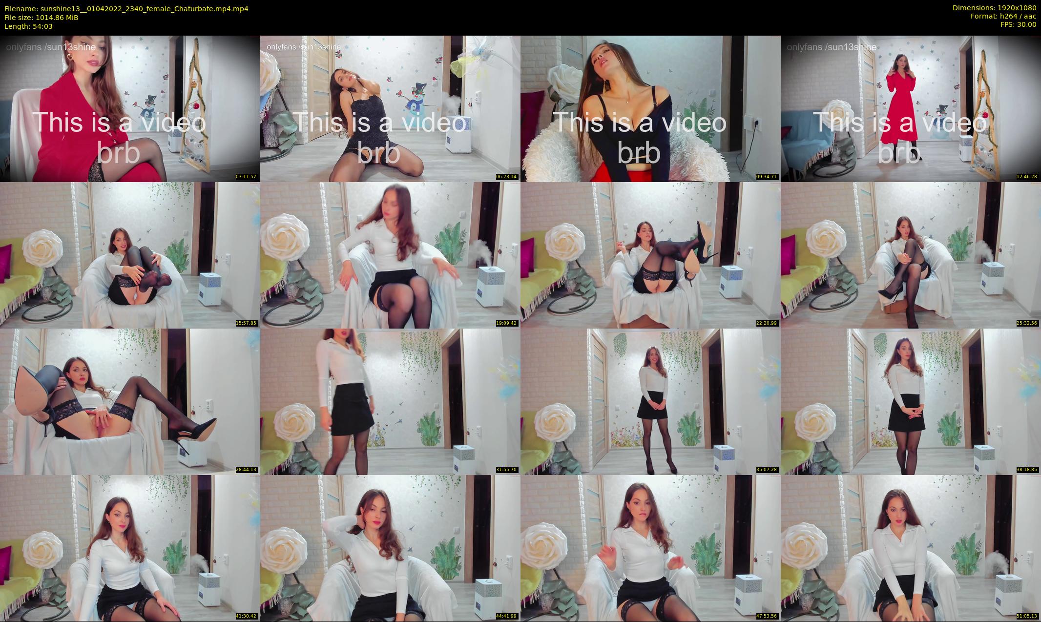 sunshine13_ — 55 minute Chaturbate female cam show recording, 1080p, Apr 1, 2022