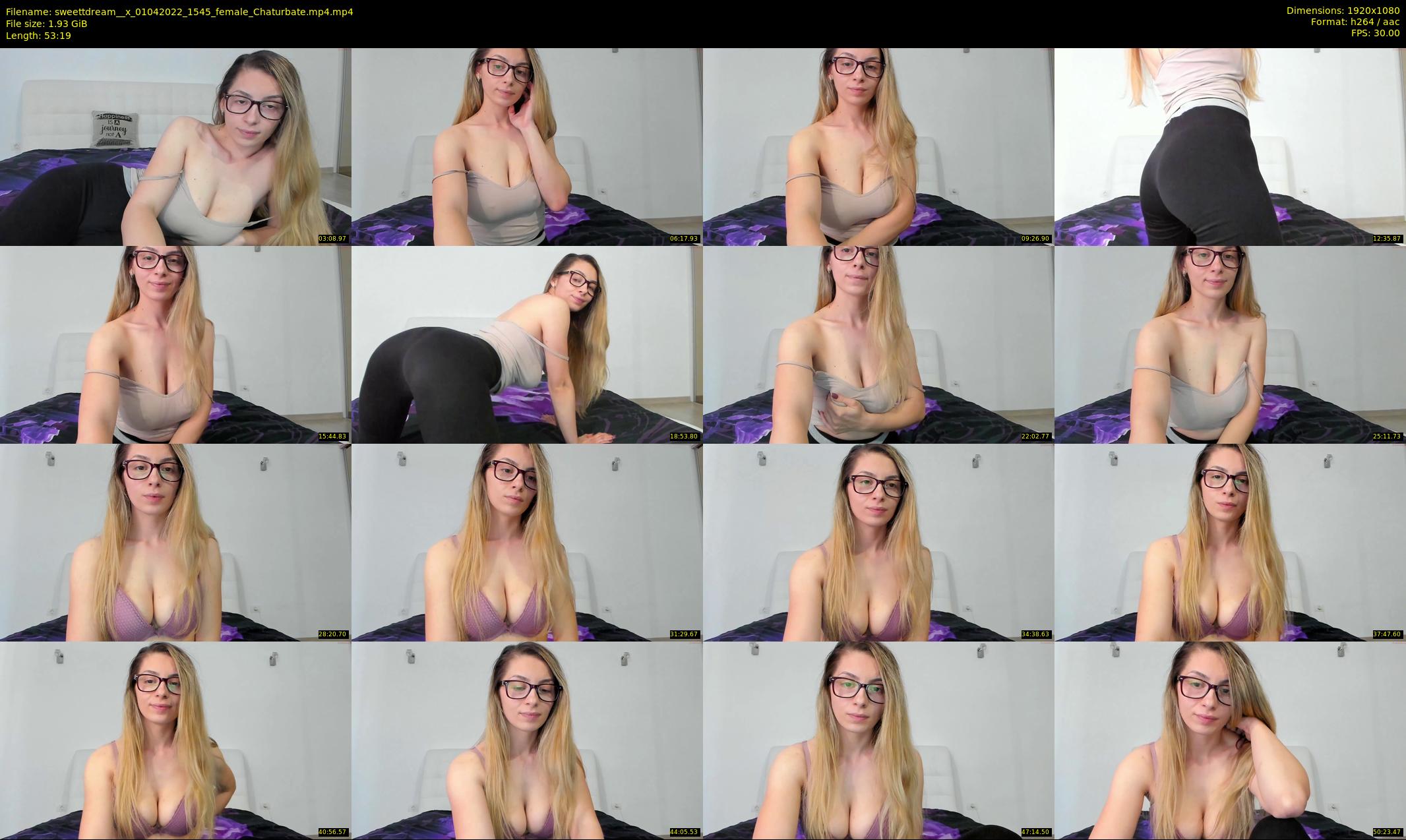 sweettdream__x — 54 minute Chaturbate female cam show recording, 1080p, Apr 1, 2022