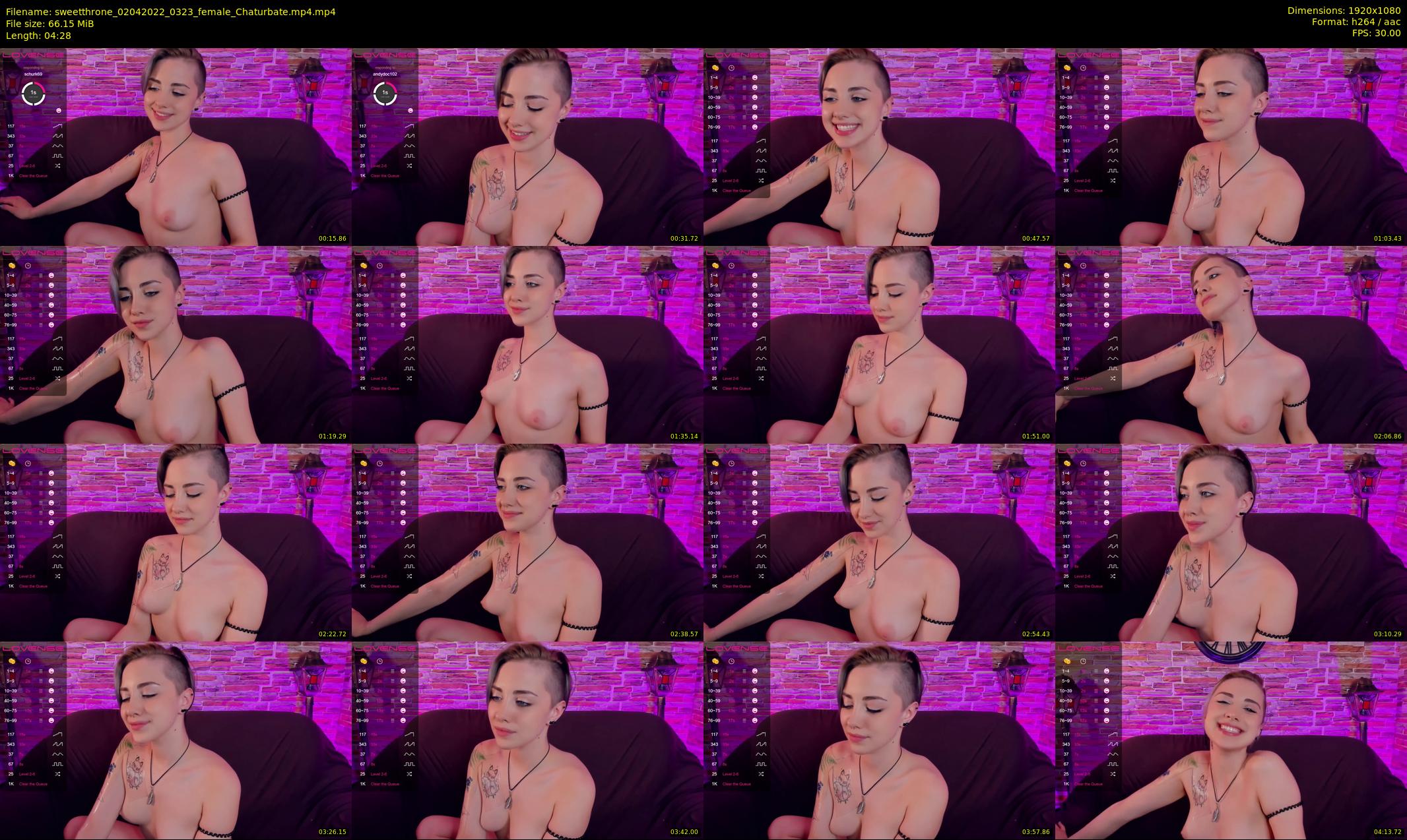 sweetthrone — 5 minute Chaturbate couple cam show recording, 1080p, Apr 2, 2022