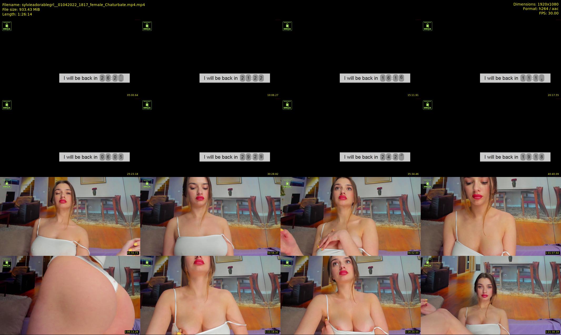 sylvieadorablegrl_ — 87 minute Chaturbate female cam show recording, 1080p, Apr 1, 2022