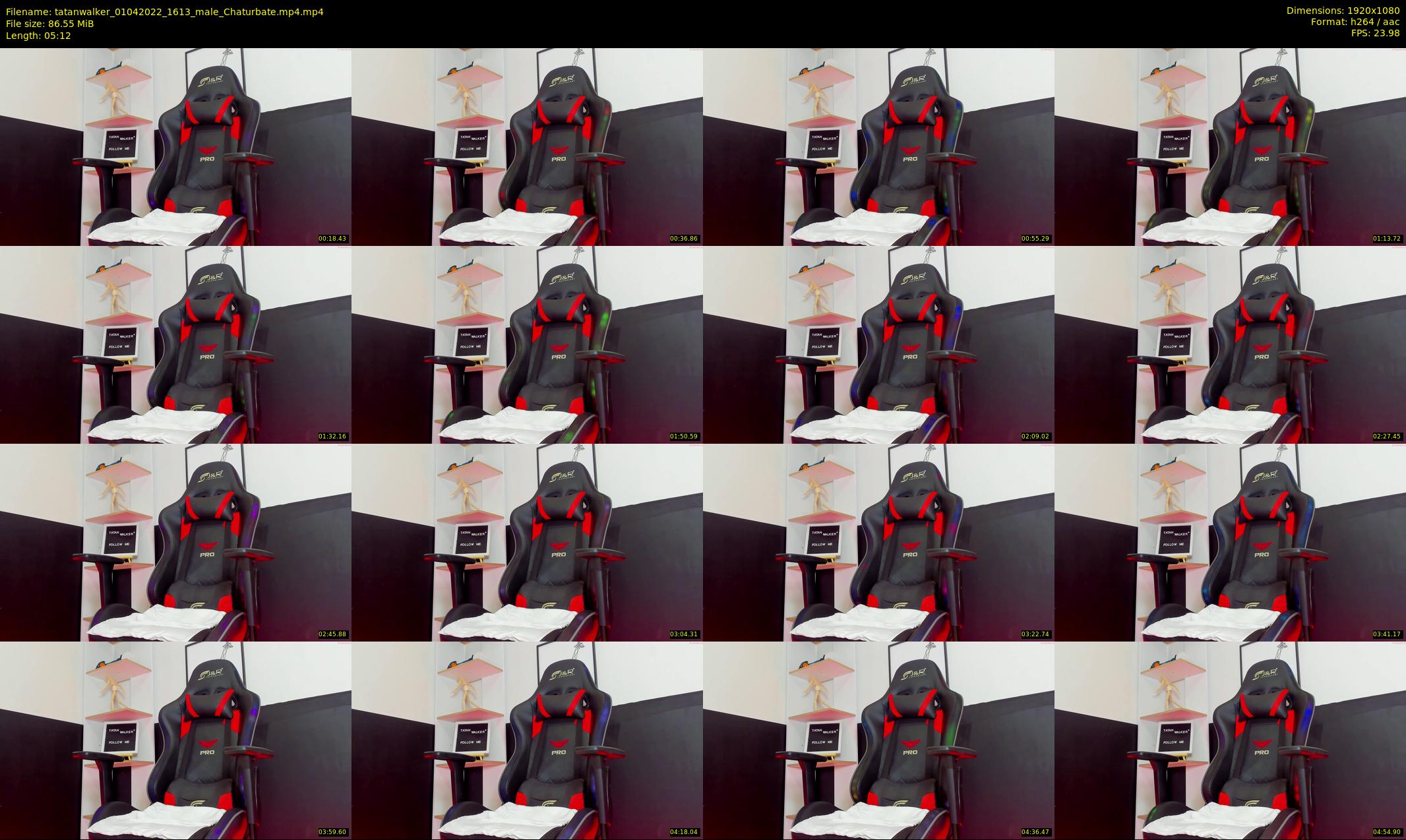 tatanwalker — 6 minute Chaturbate male cam show recording, 1080p, Apr 1, 2022